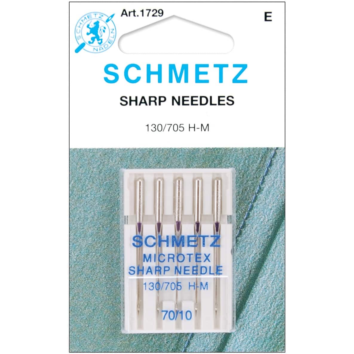 Euro-Notions SCHMETZ Microtex Sharp Machine Needles, 5ct.