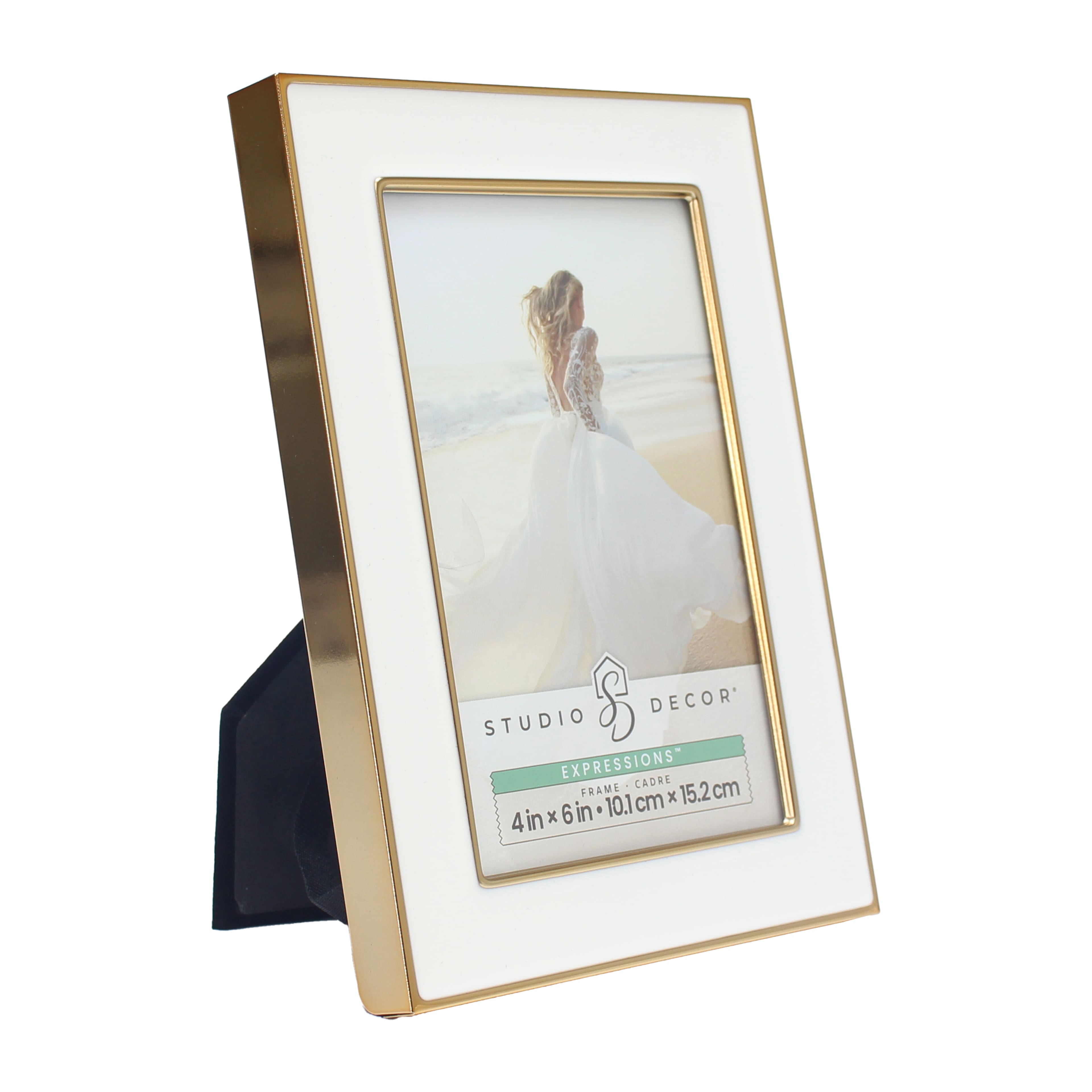 Expressions™ White with Gold Outline Wall Frame by Studio Décor®