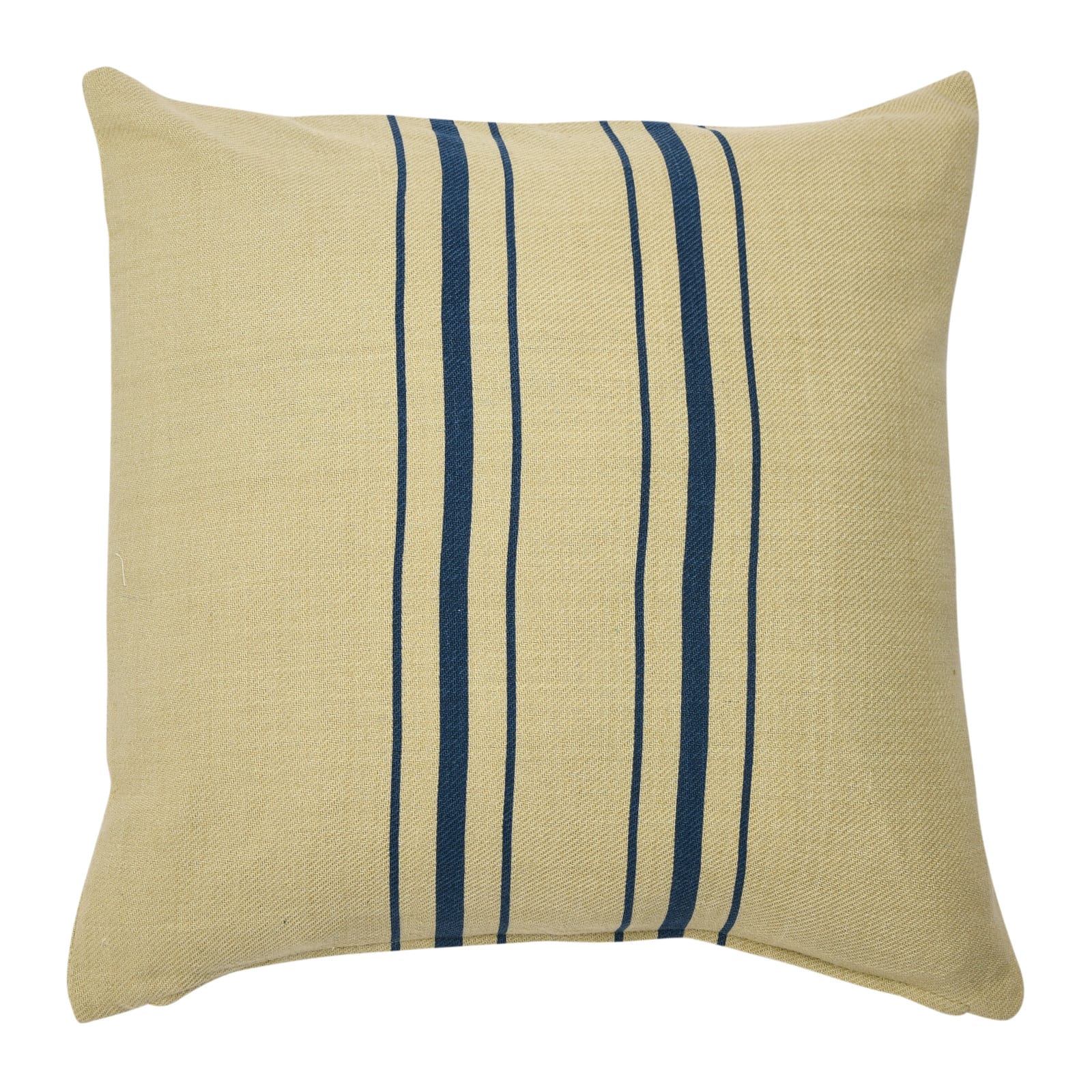 Hello Honey® Ivory Square Multistripe Woven Cotton Pillow Cover