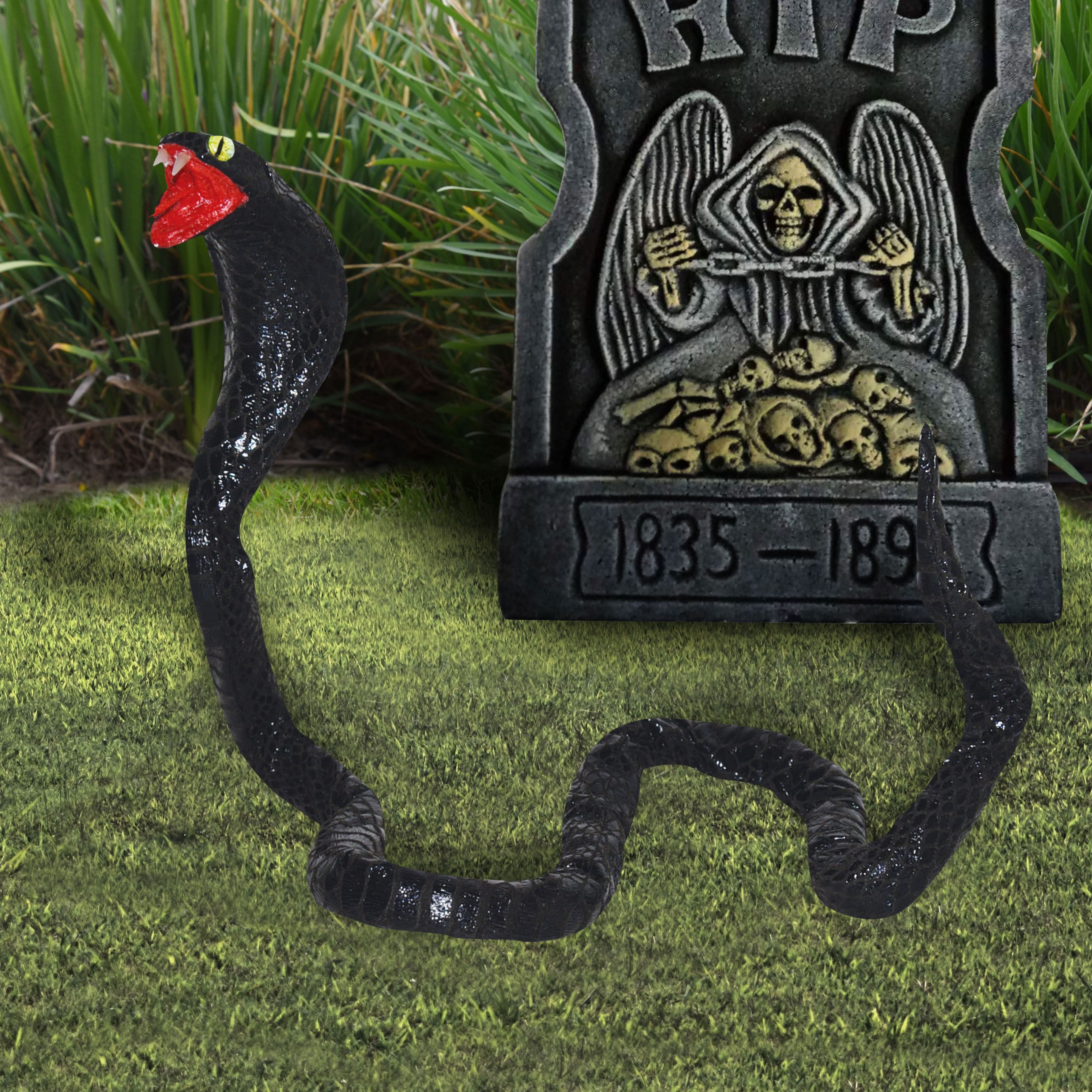 35" Black Snake Décor by Ashland®
