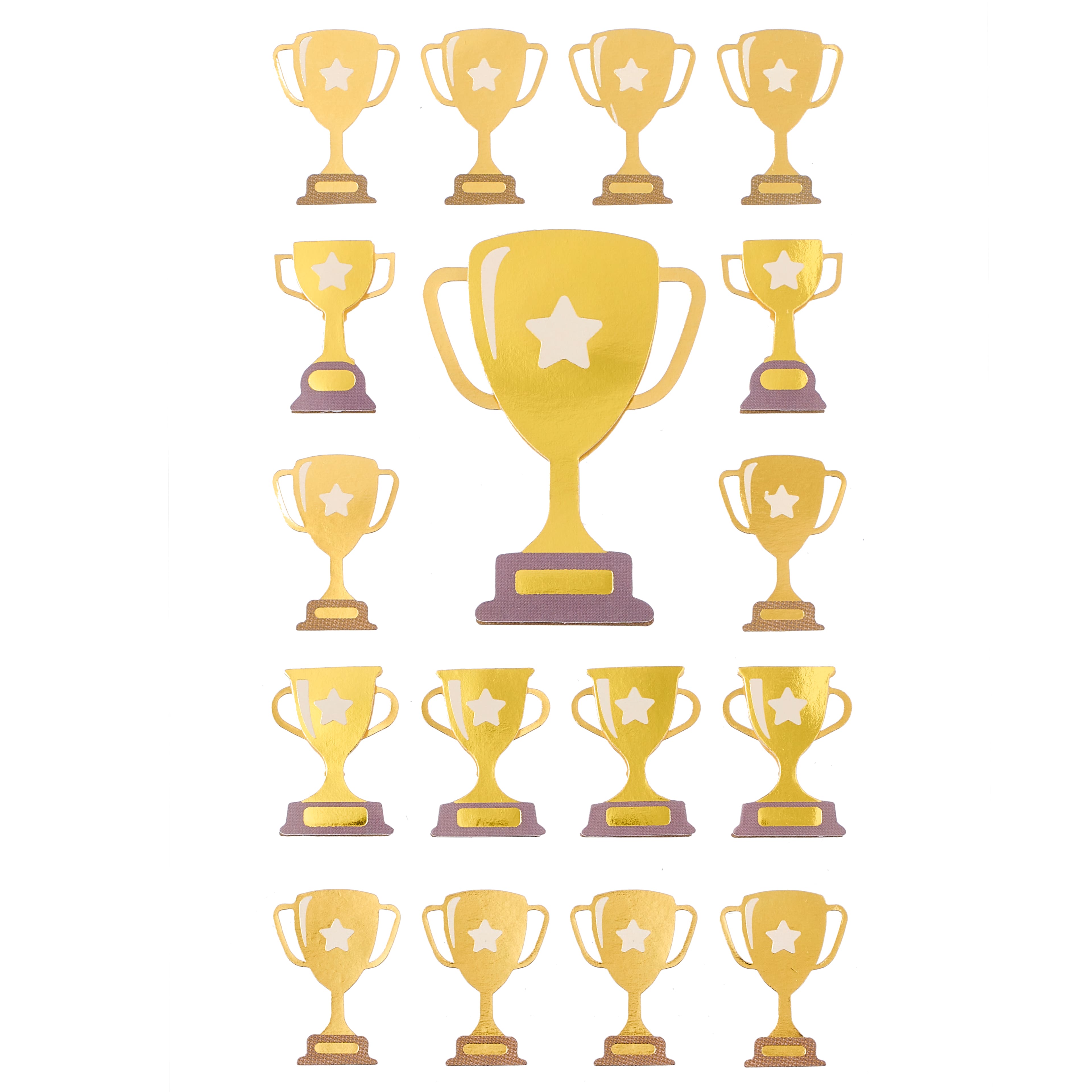 Gold Trophy Dimensional Stickers by Recollections&#x2122;