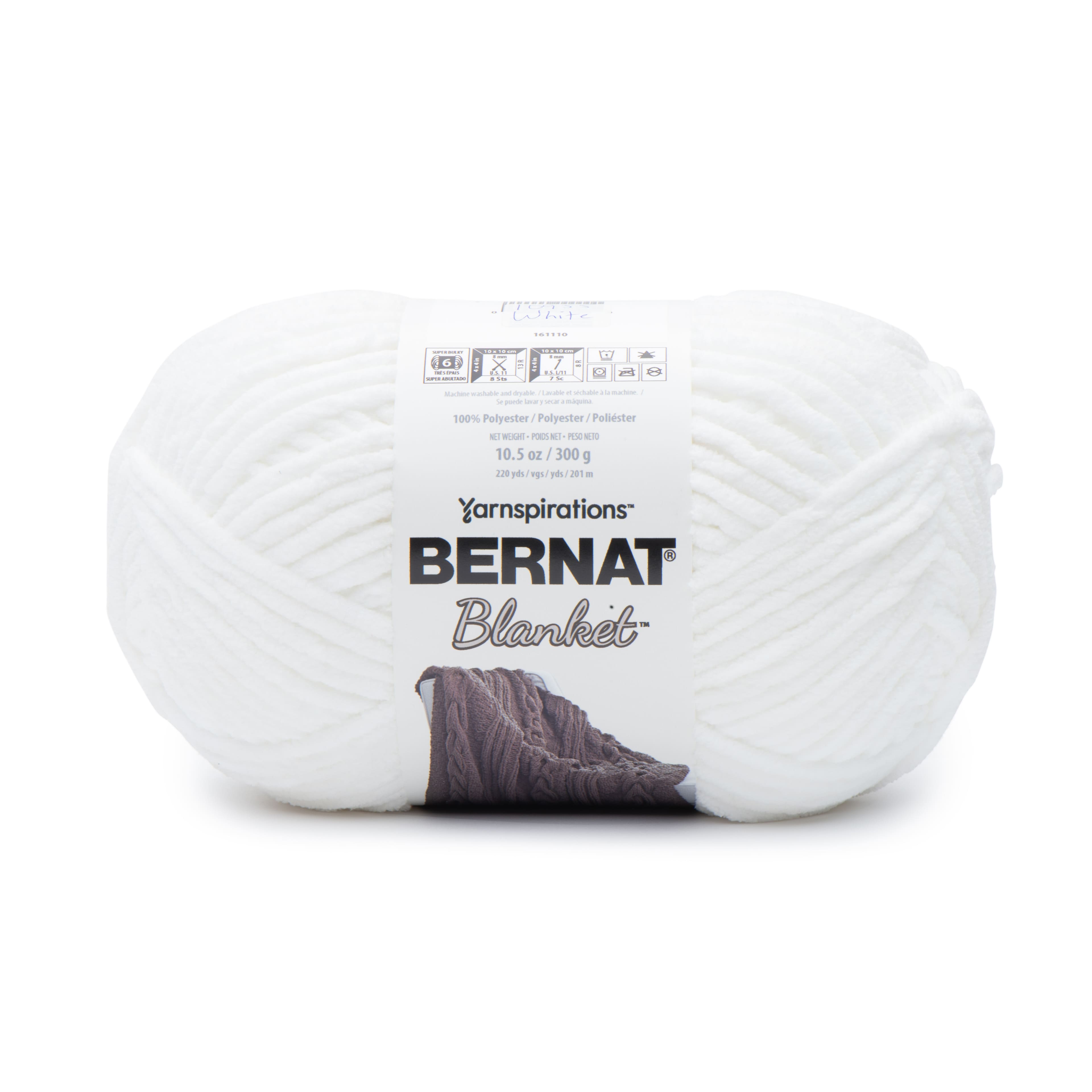 MISTY JUNGLE GREEN Bernat Baby Blanket Yarn 10.5oz/300g, 220 Yards/201m,  Super Bulky 6 