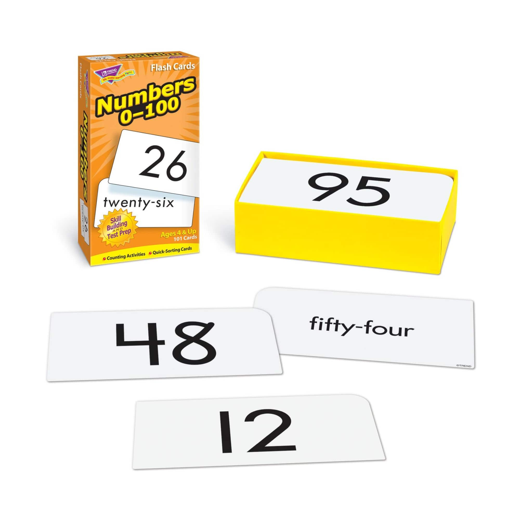 Trend Enterprises&#xAE; Numbers 0-100 Skill Drill Flash Cards