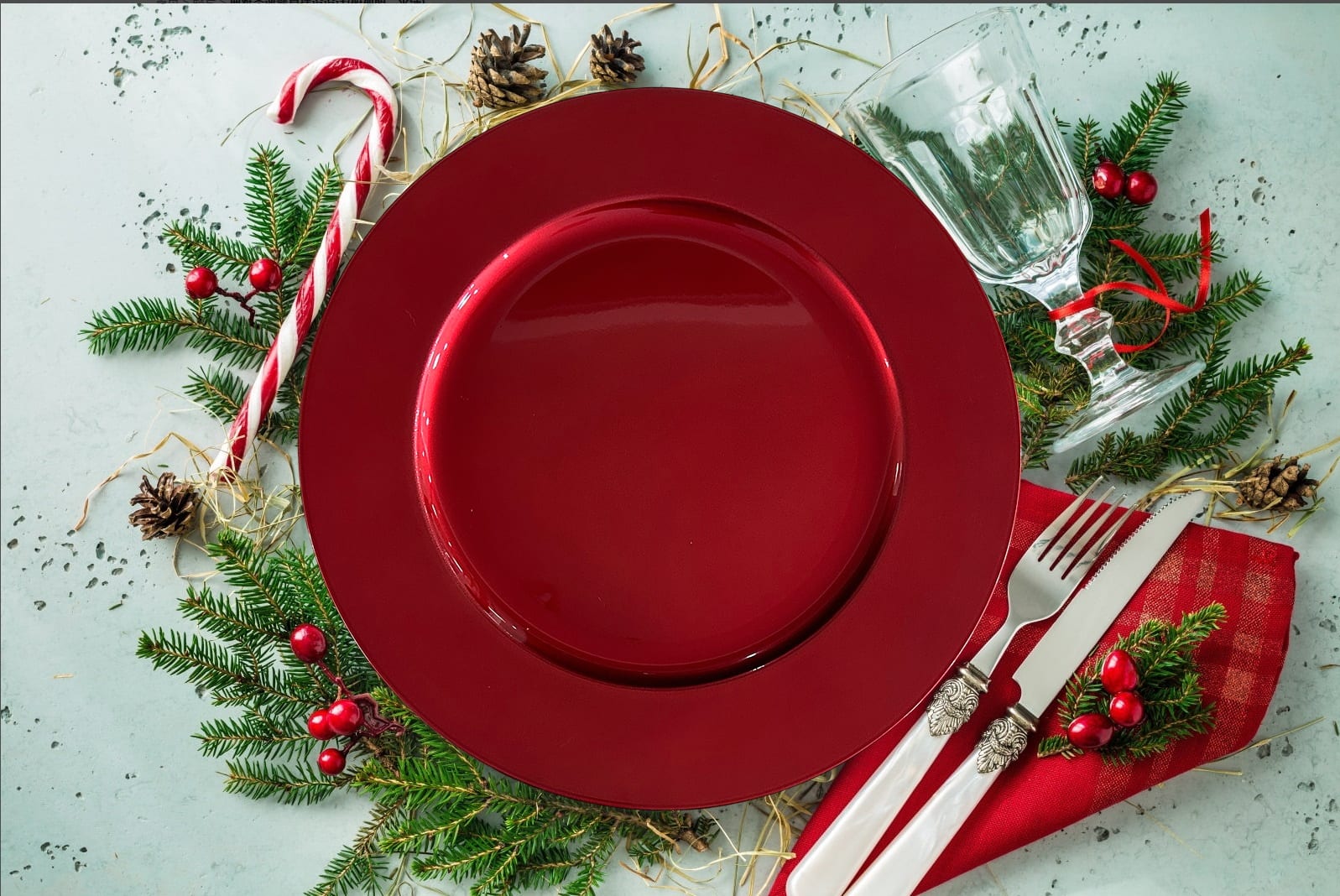 13&#x22; Red Charger Plate by Celebrate It&#x2122;