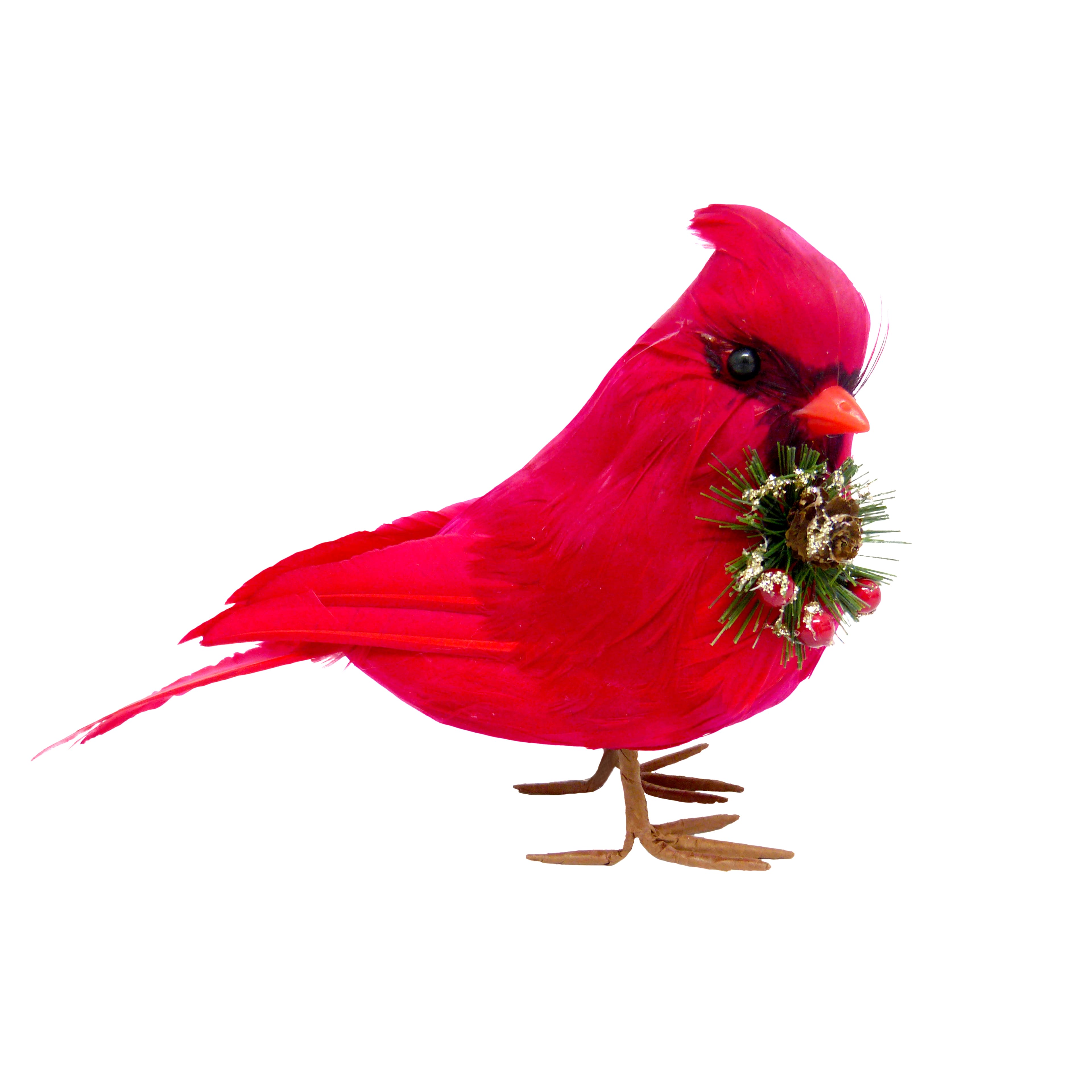 9.75&#x22; Red Cardinal with Pinecones by Ashland&#xAE;