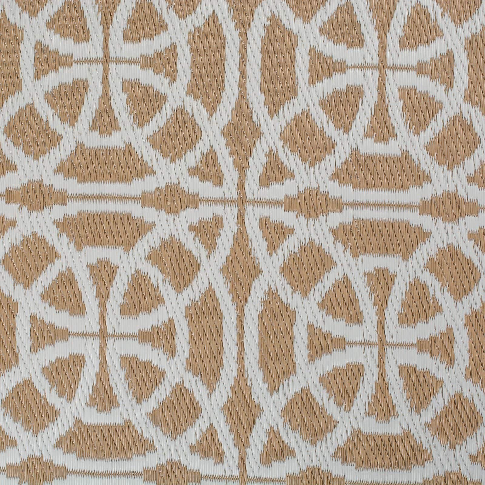 DII® Taupe Infinity Circle Outdoor Rug, 4ft. x 6ft.