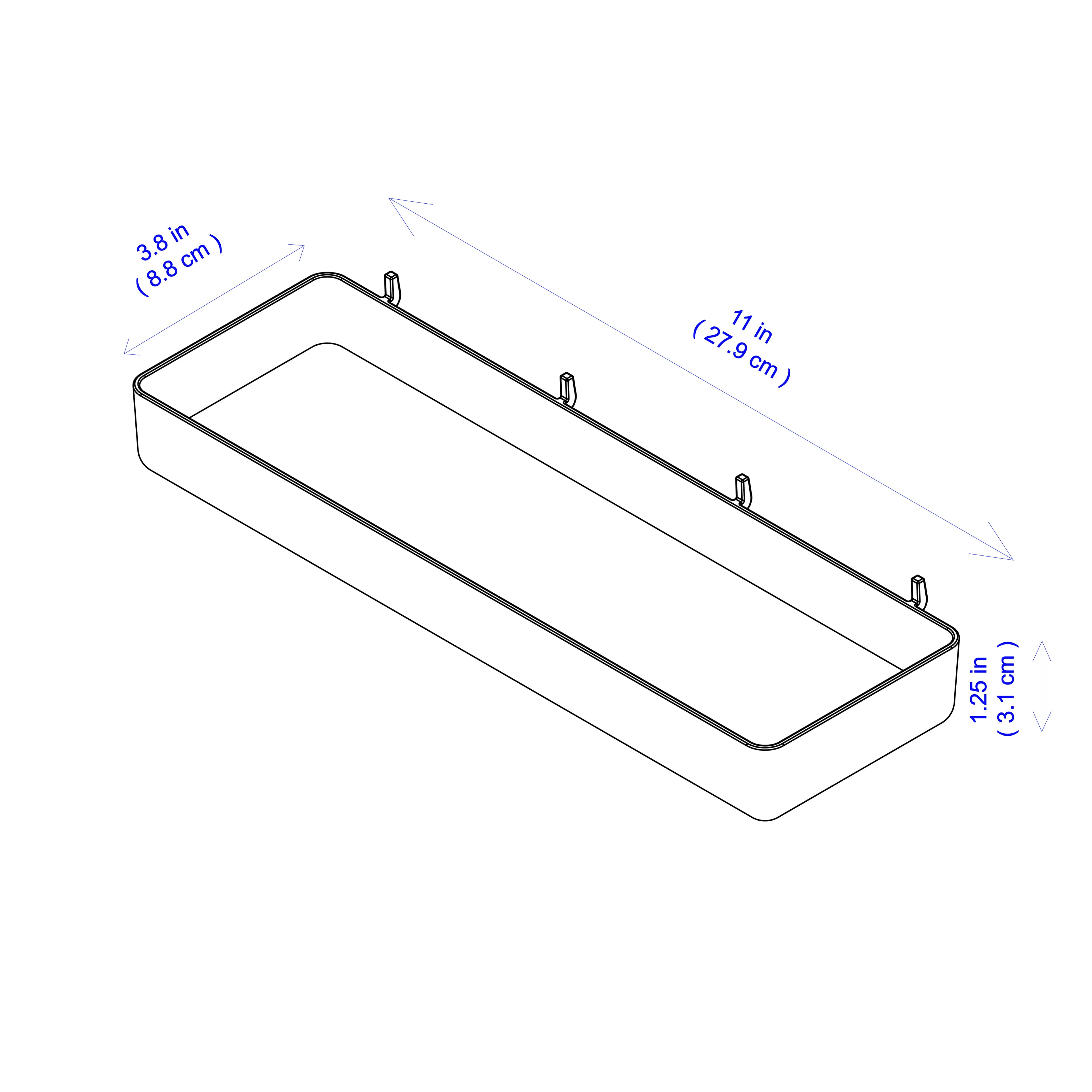 Pegboard Storage Shelf by Simply Tidy