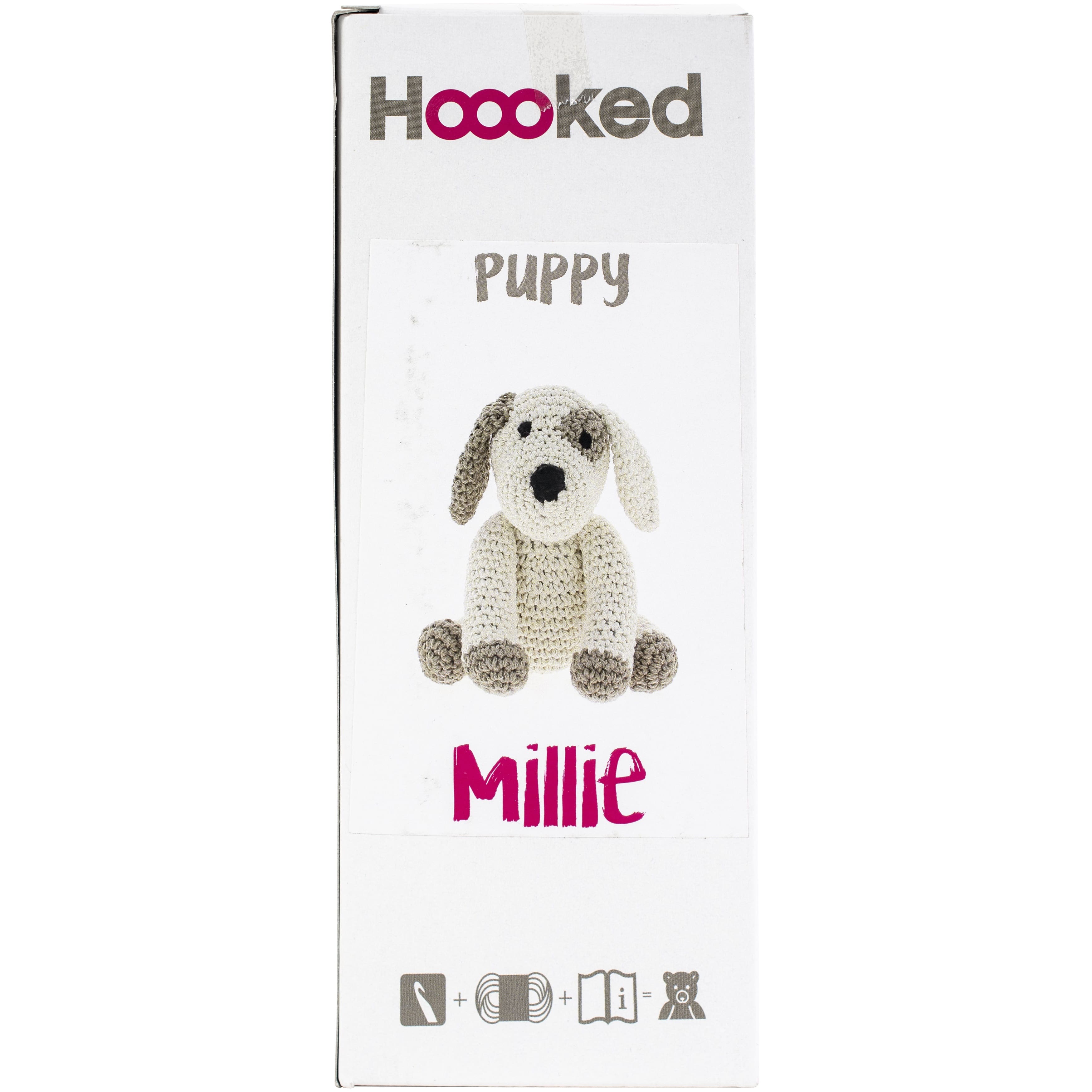 Hoooked Millie the Puppy DIY Crochet Kit