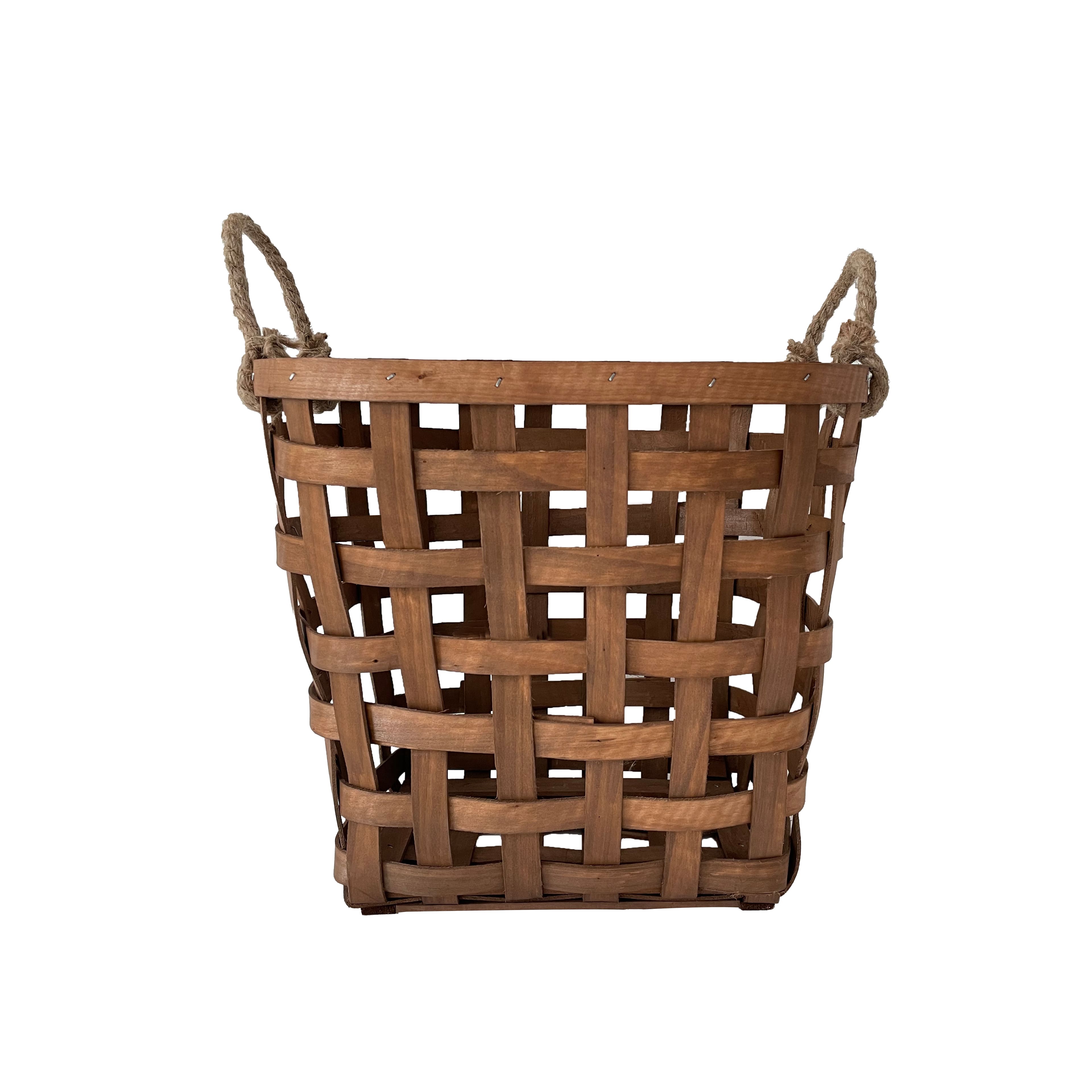 13.5&#x22; Brown Chipwood Basket with Rope Handles by Ashland&#xAE;