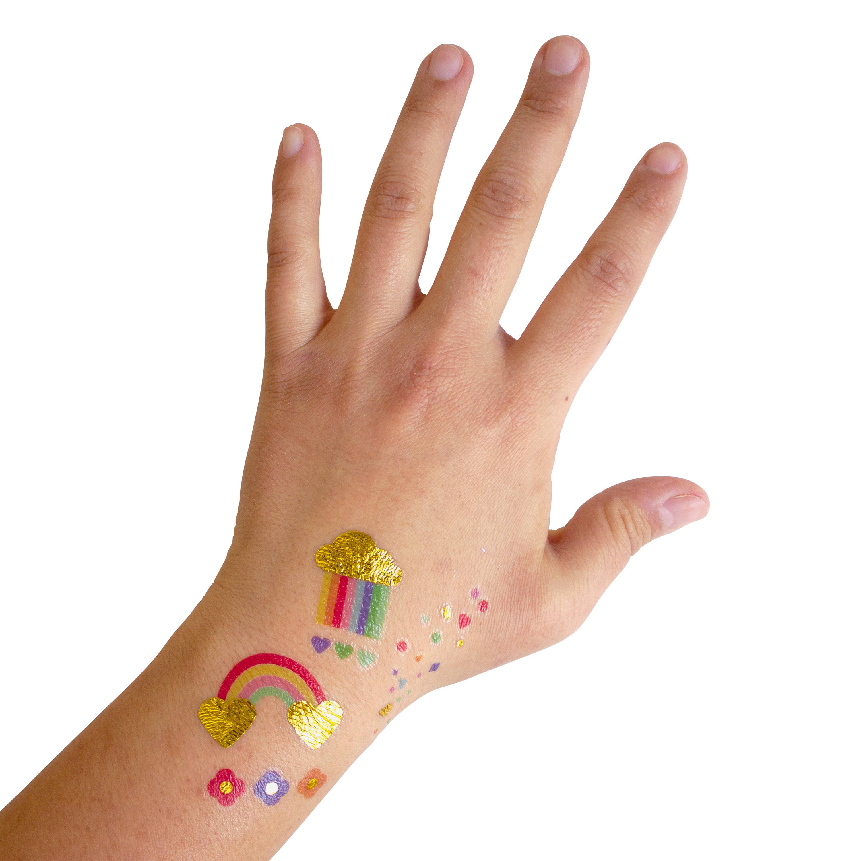Calico Sun™ Violet Temporary Tattoos Michaels