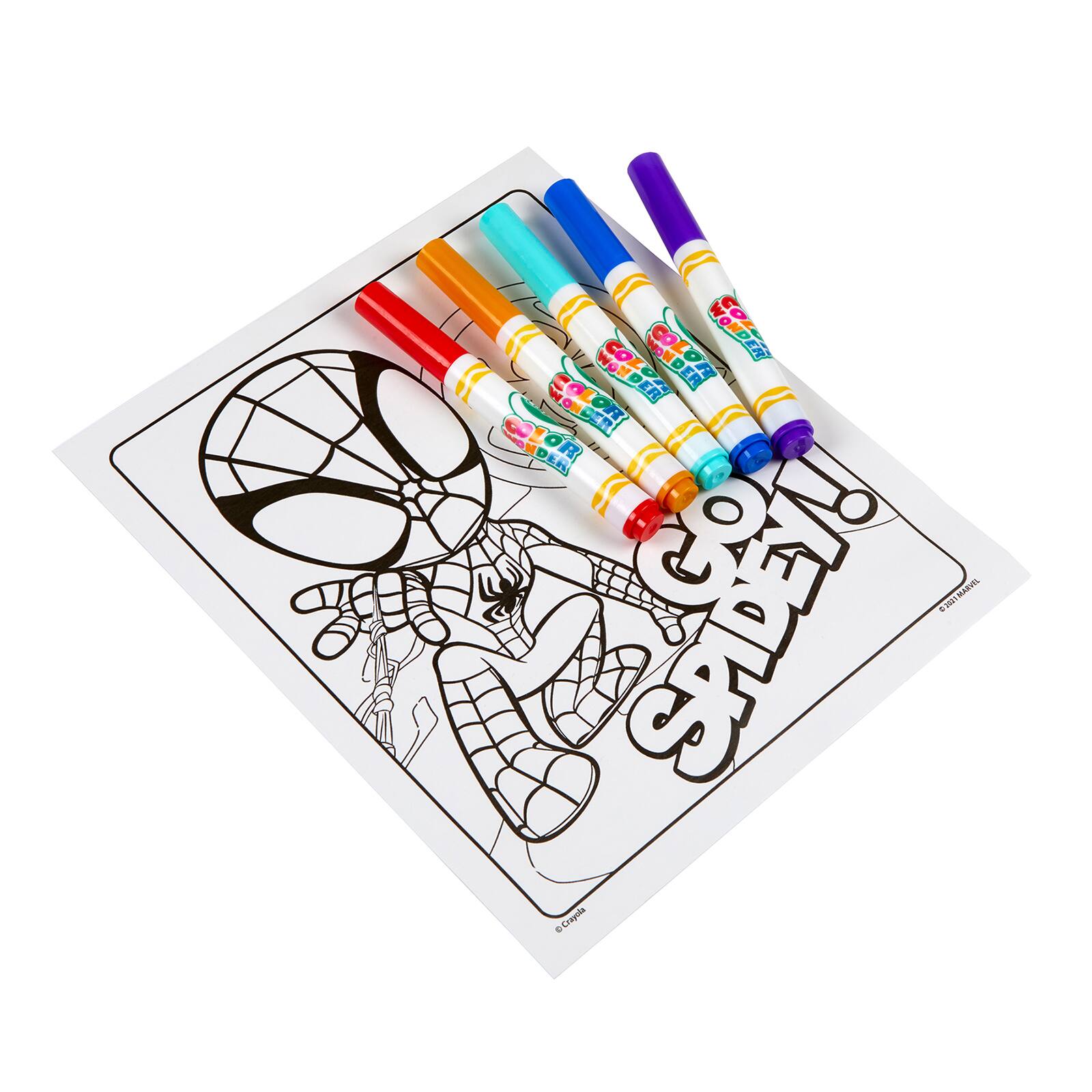 Crayola® Color Wonder® Spidey and His Amazing Friends Coloring Kit, 2ct.