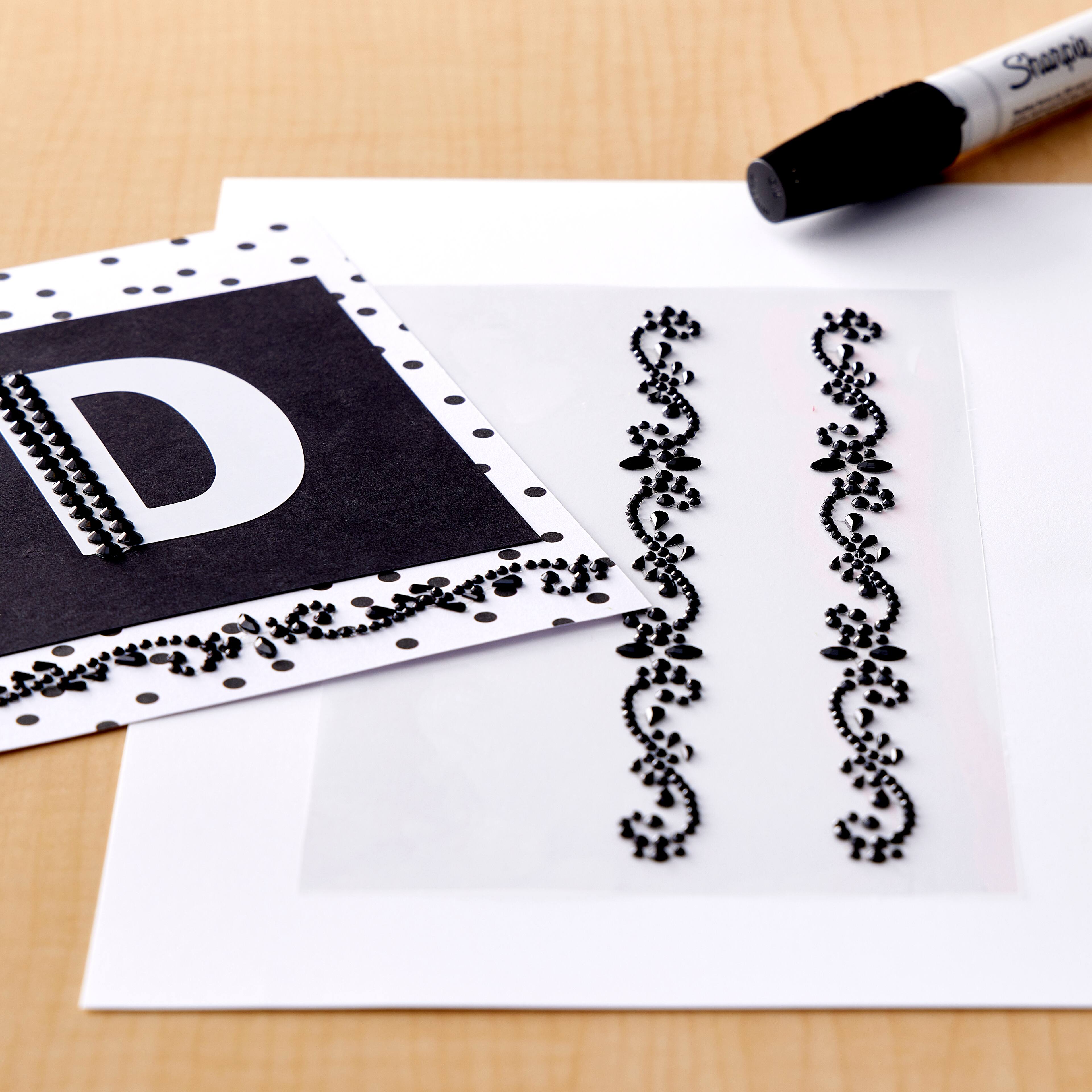 12 Pack: Double Row Rhinestones Stickers by Recollections™ Bling on a Roll™