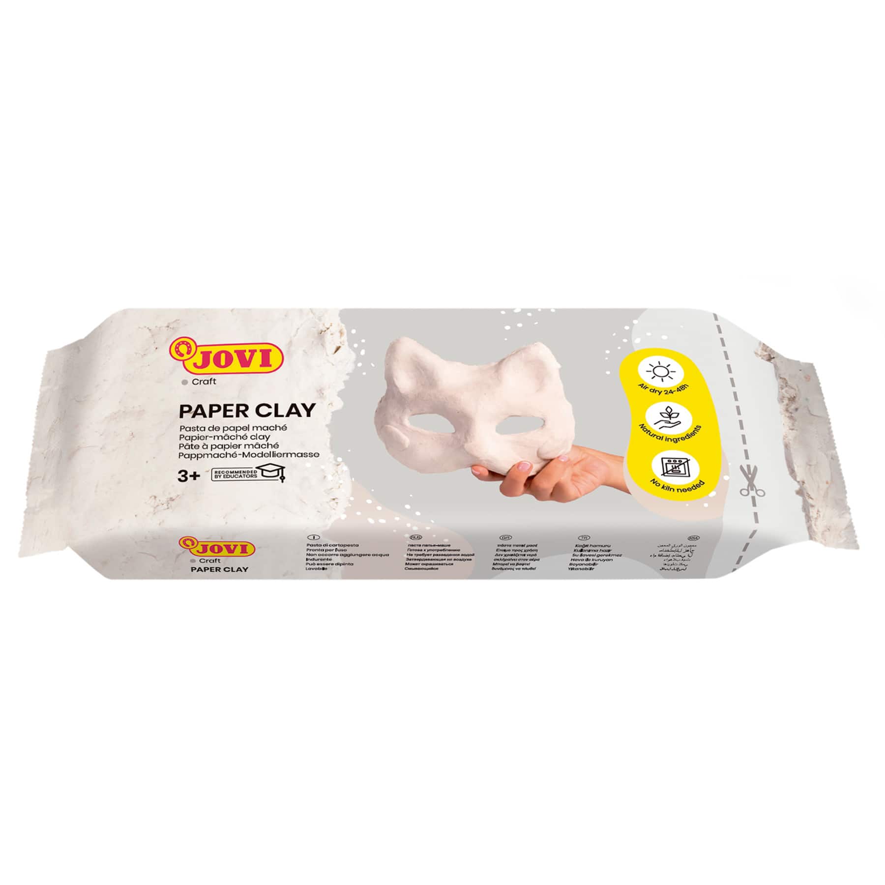 JOVI Paper Modeling 1.5lb Clay Bar, Pack of 2