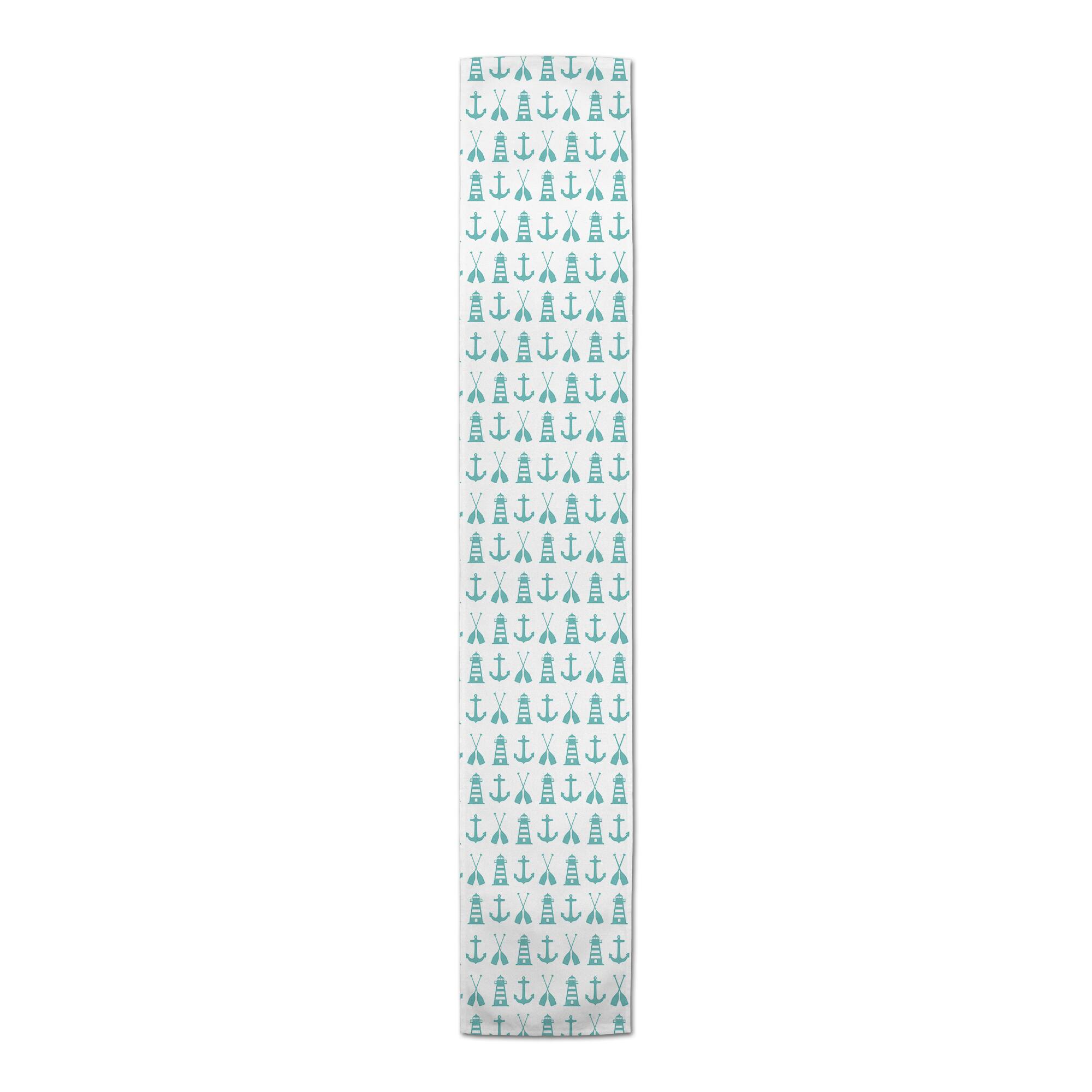 Nautical Icons Indoor/Outdoor Table Runner