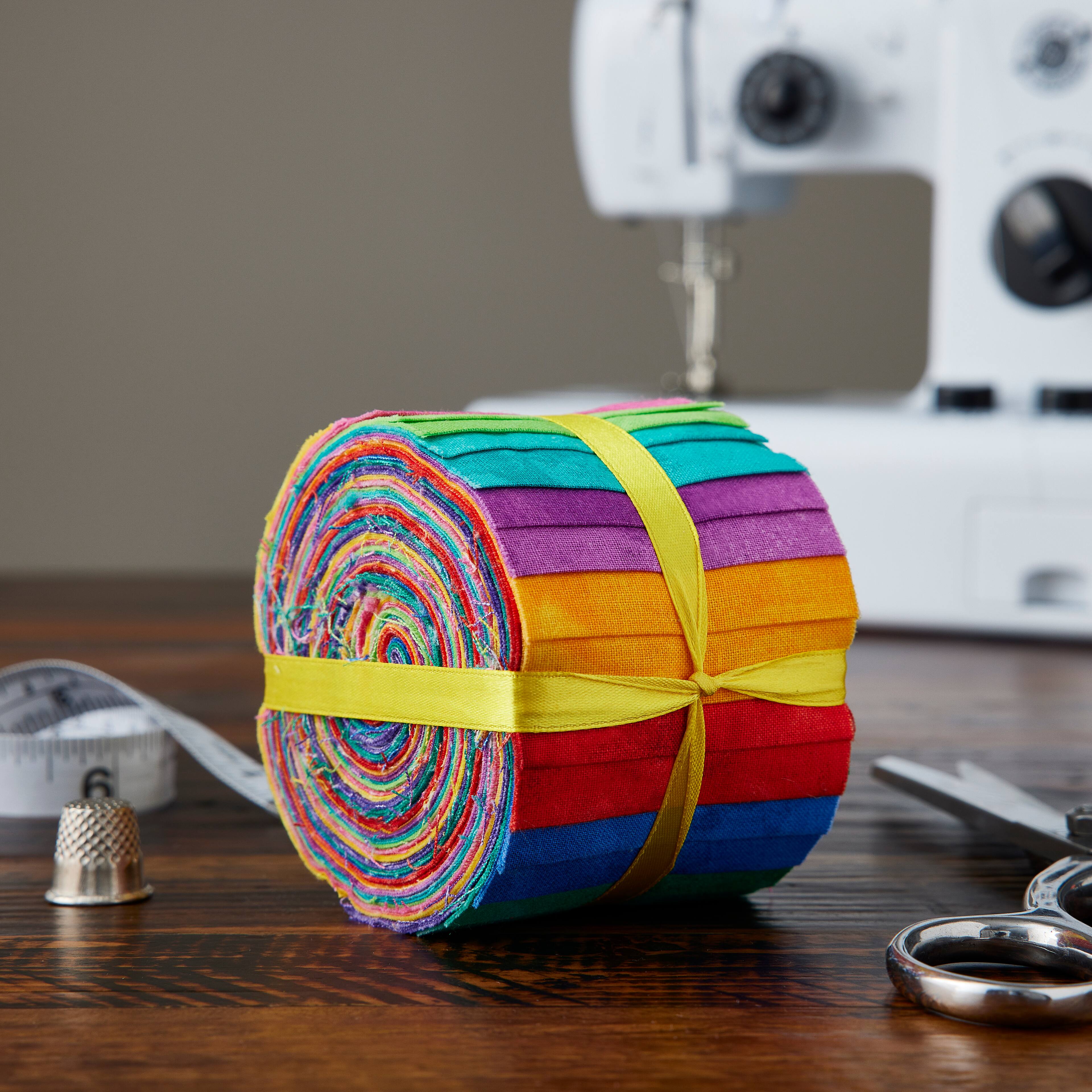 Multicolour Fabric Strips by Loops & Threads™