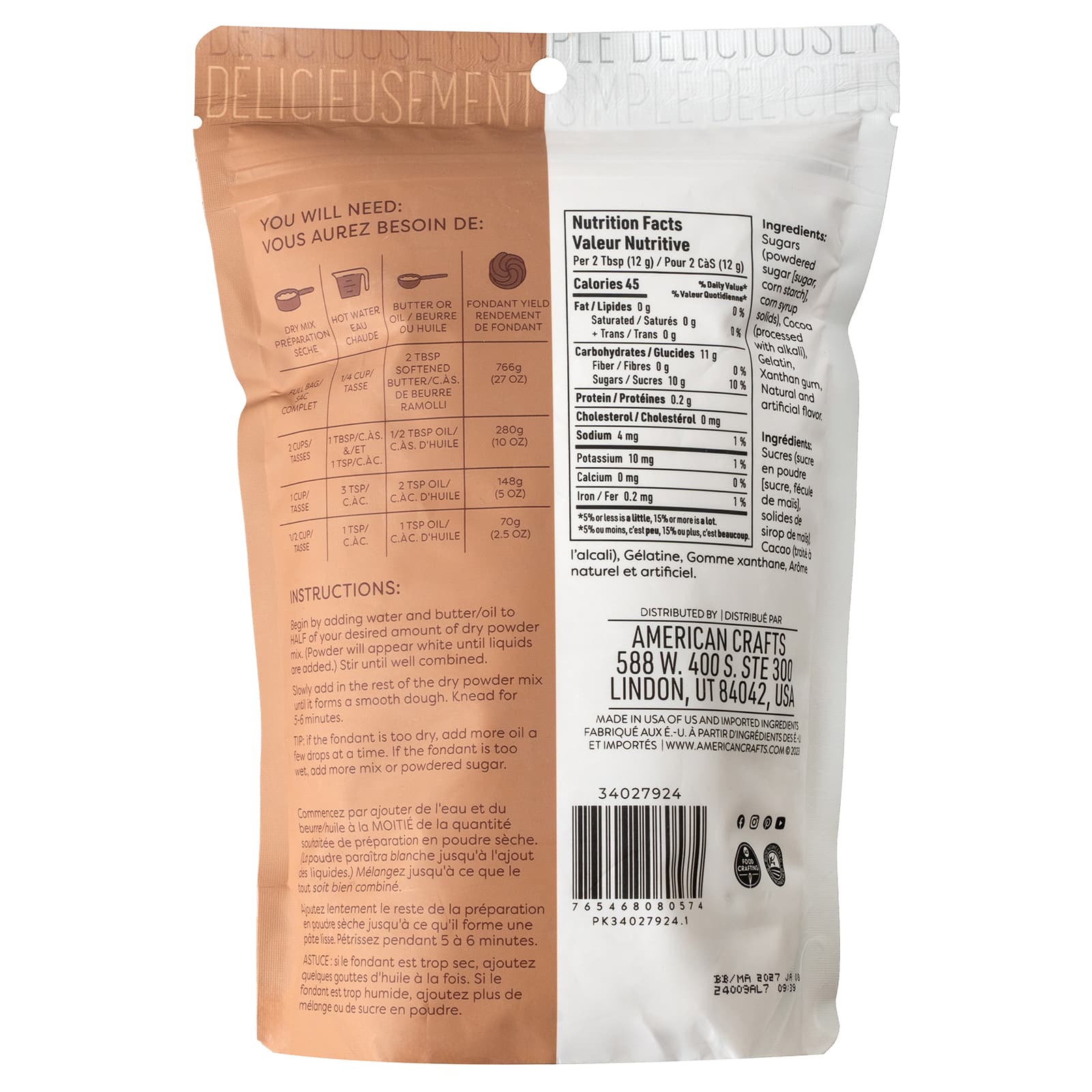 Sweetshop&#x2122; Chocolate Fondant Mix