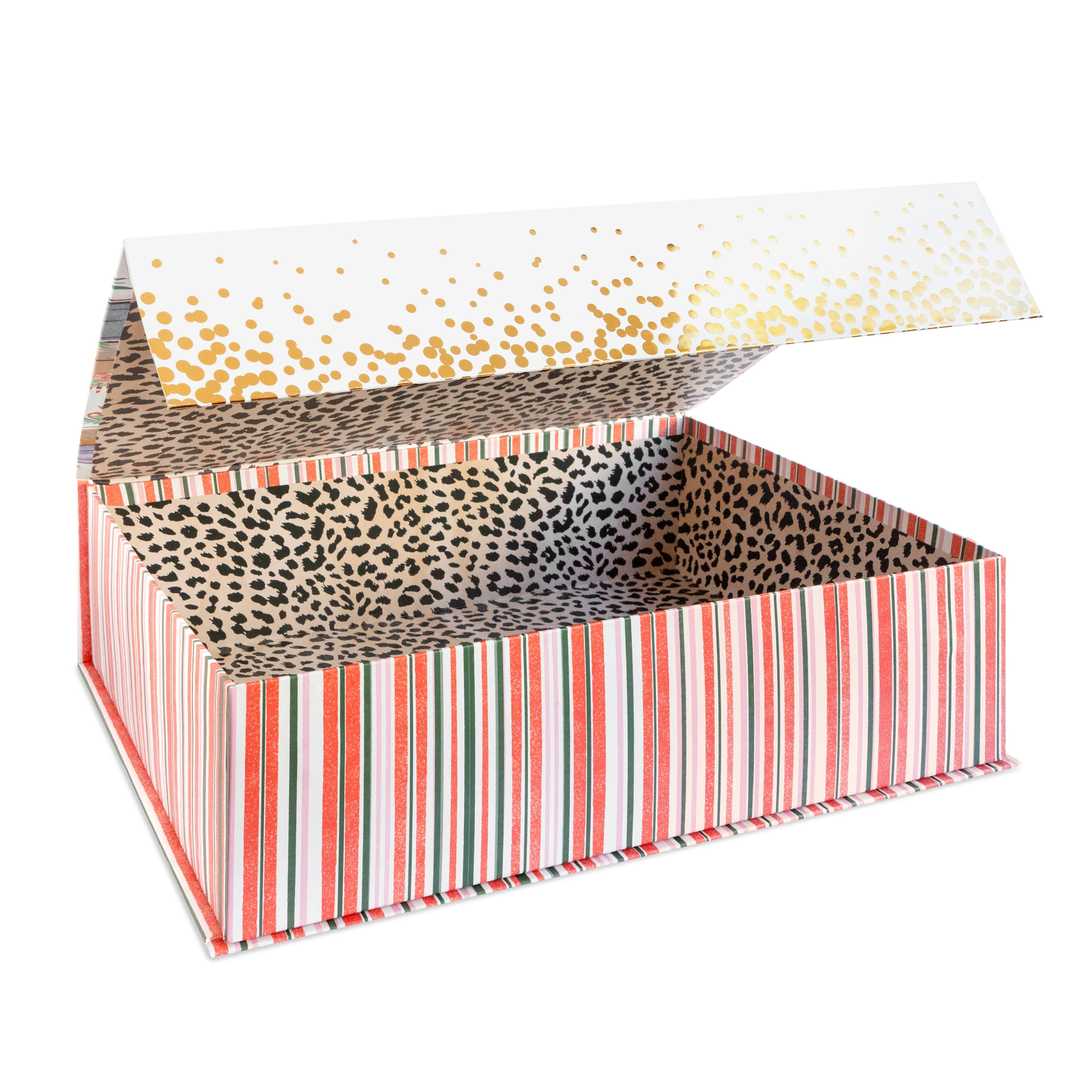 Large Christmas Shopping Decorative Box by Ashland®