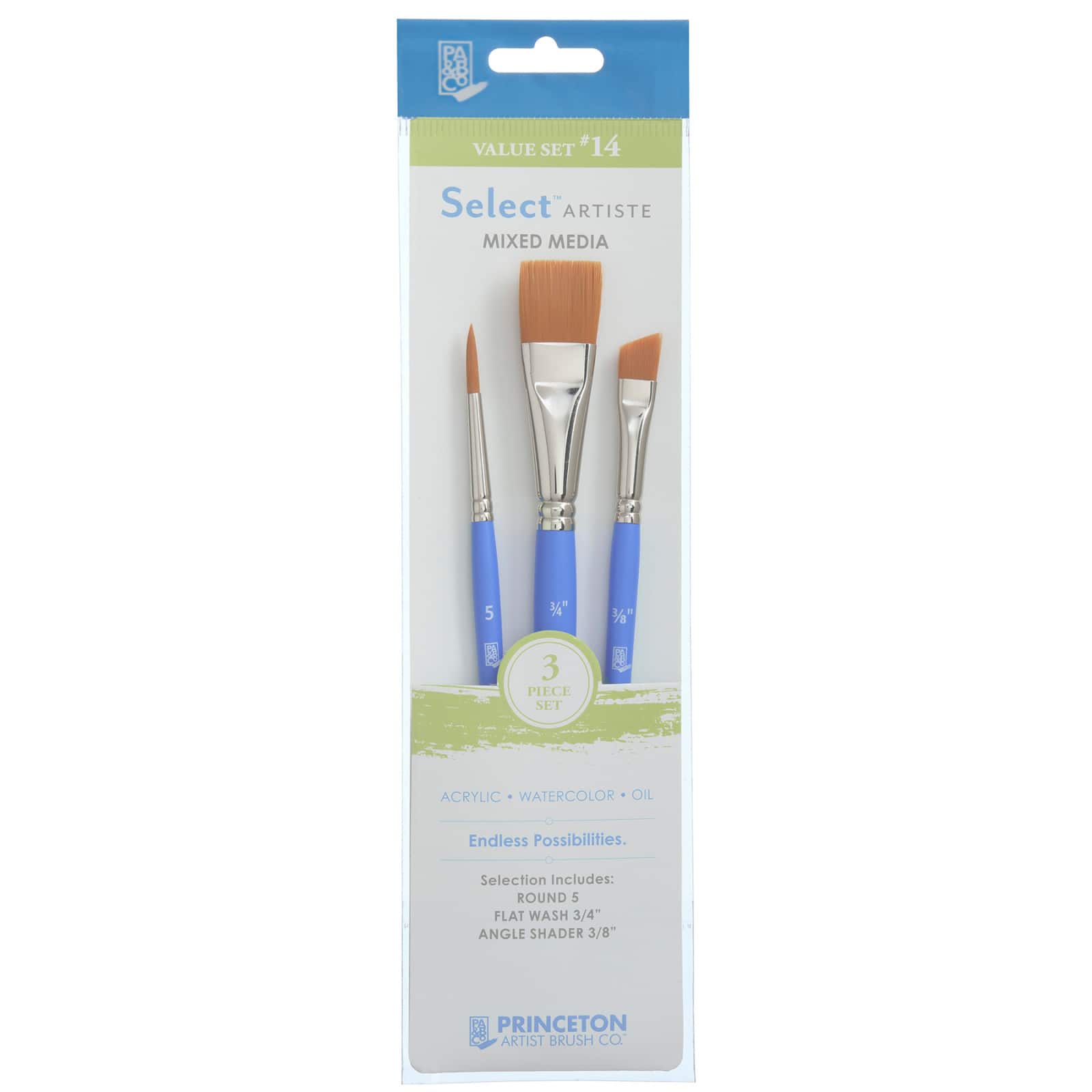 Princeton™ Select™ Artiste Series 3750 #14 Brush Set