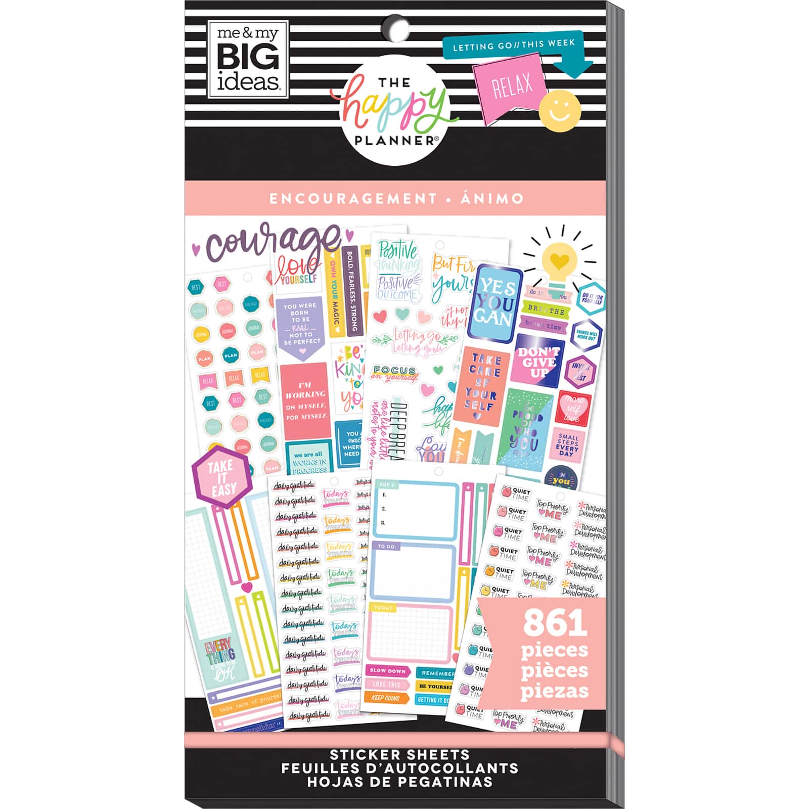 The Happy Planner&#xAE; Encouragement Sticker Value Pack
