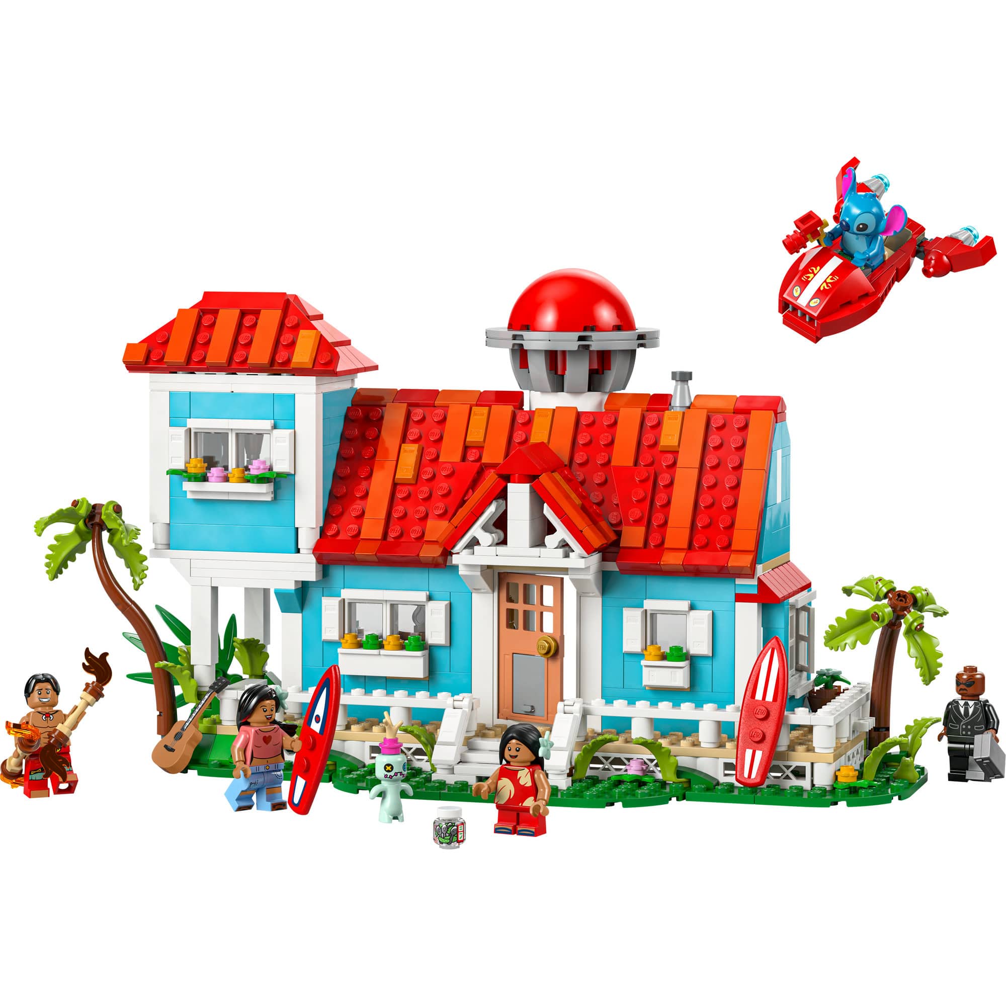 LEGO® Disney Lilo and Stitch Beach House Building Kit Playset 43268