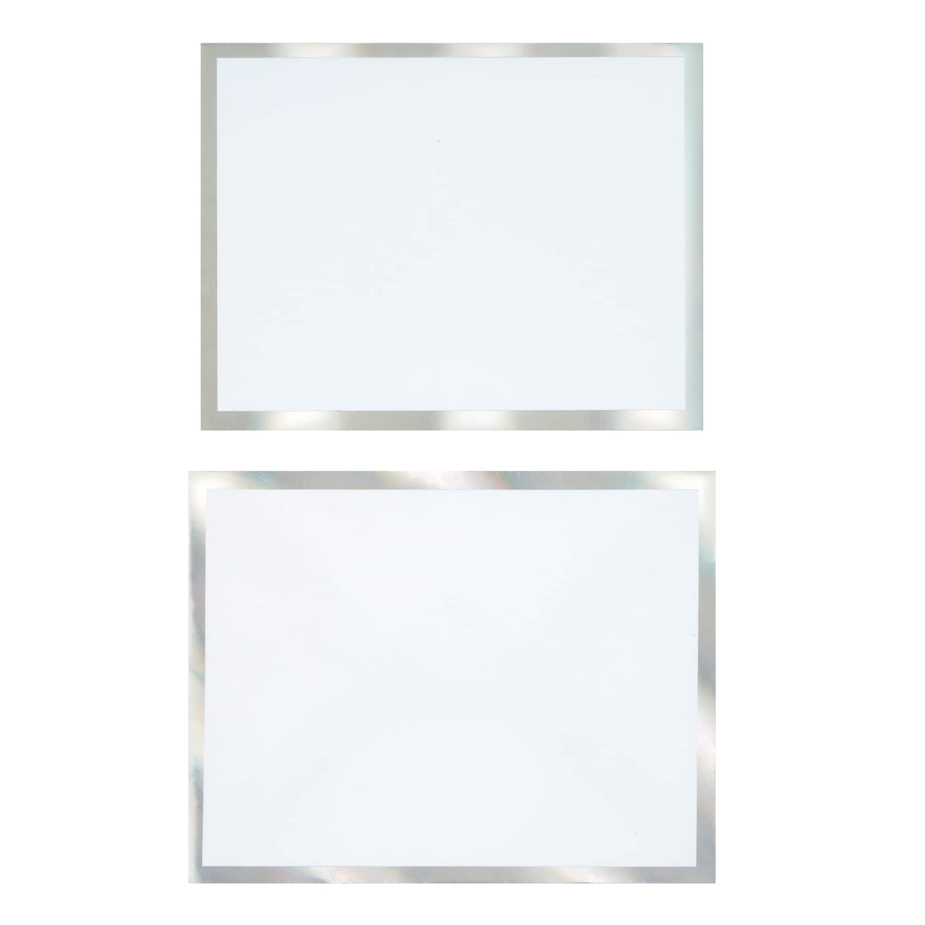 Silver Card &#x26; Envelope Set by Recollections&#x2122;