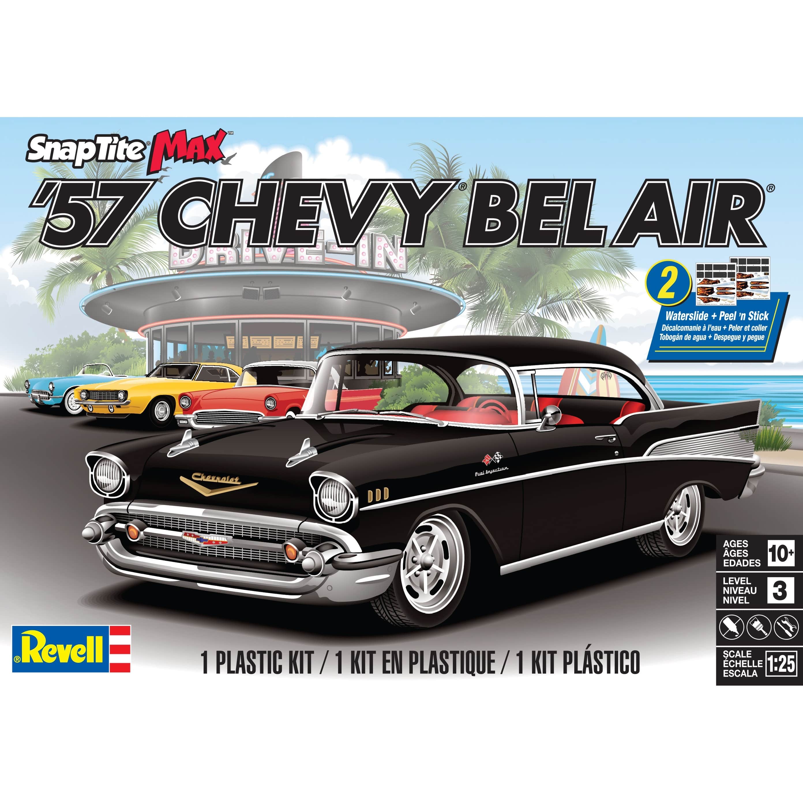 &#x27;57 Chevy Bel Air Plastic Model Kit