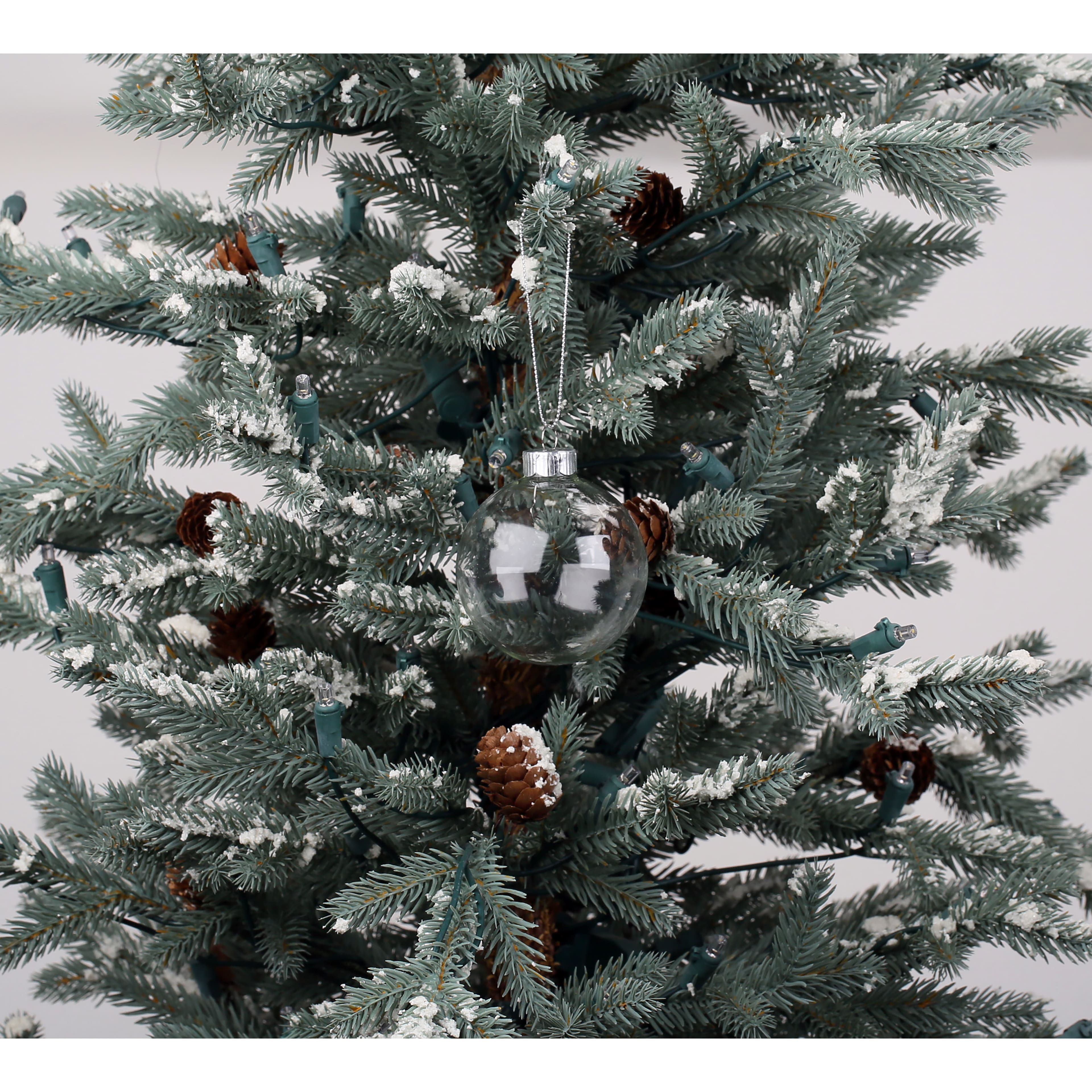 8 Pack 2.5&#x22; Ball DIY Glass Ornaments by Make Market&#xAE;