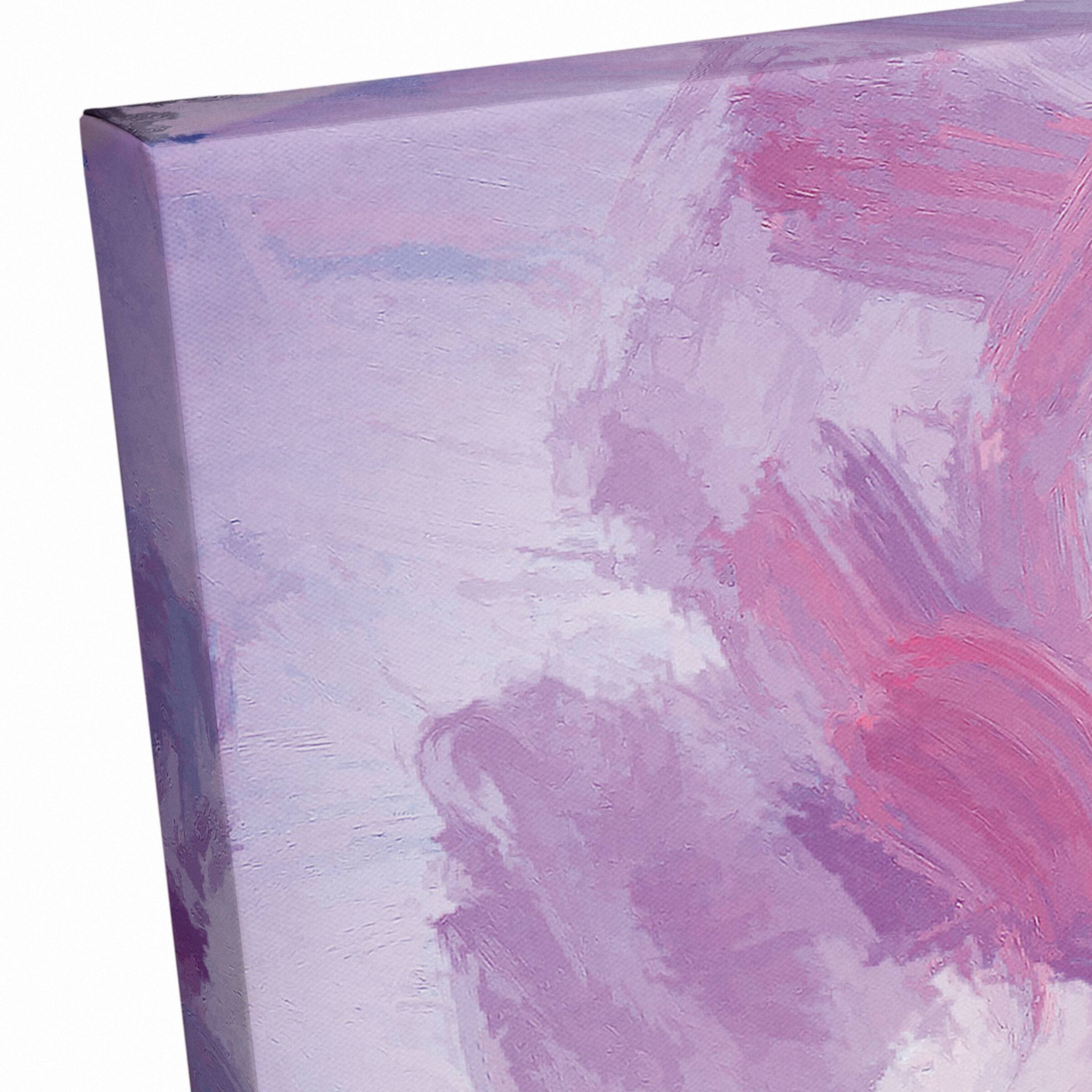 Lilac Florals 24" x 24" Canvas Wall Art