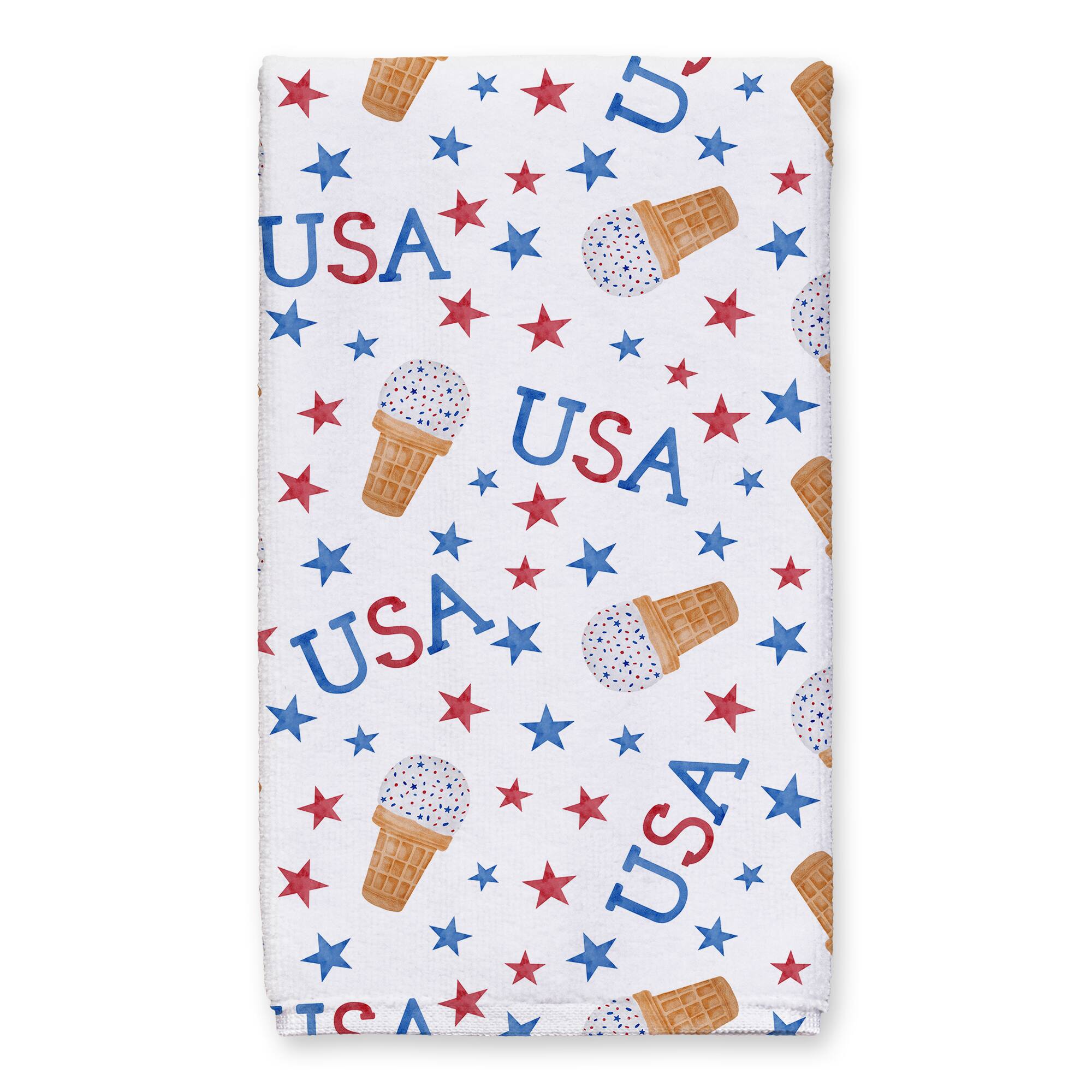 Sweet Land of Liberty Ice Cream Tea Towel Set