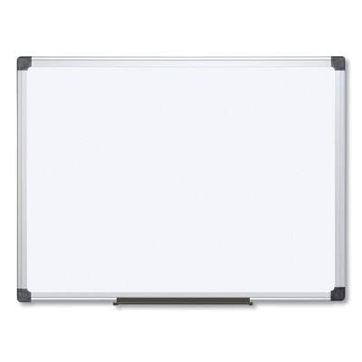 MasterVision® Lacquered Steel Magnetic Dry Erase Board with Aluminum ...