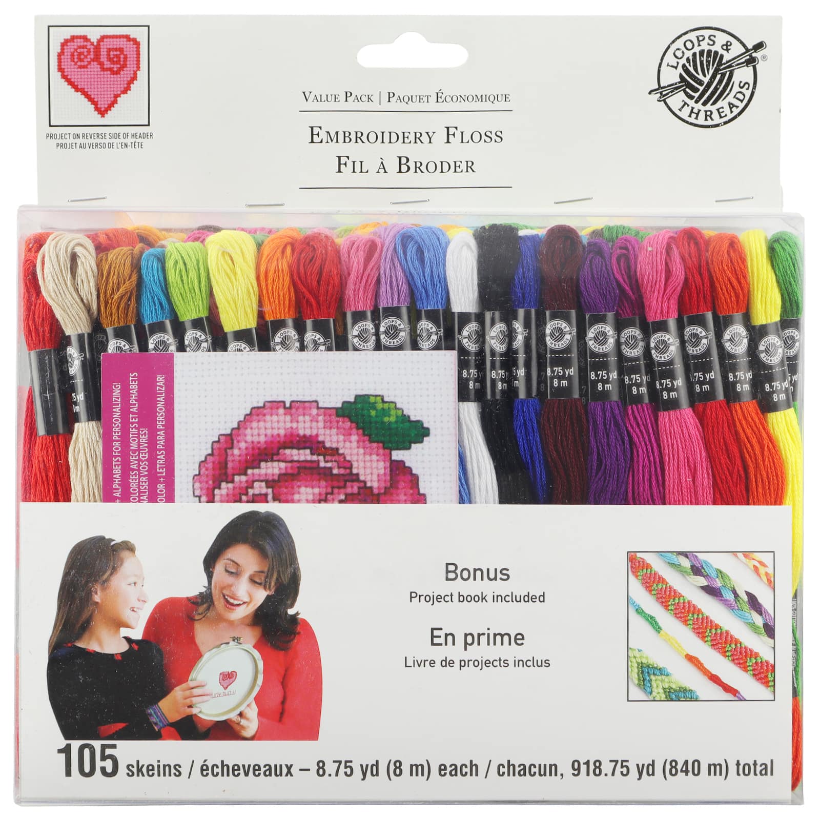 Embroidery Floss Value Pack by Loops & Threads™, 105ct.