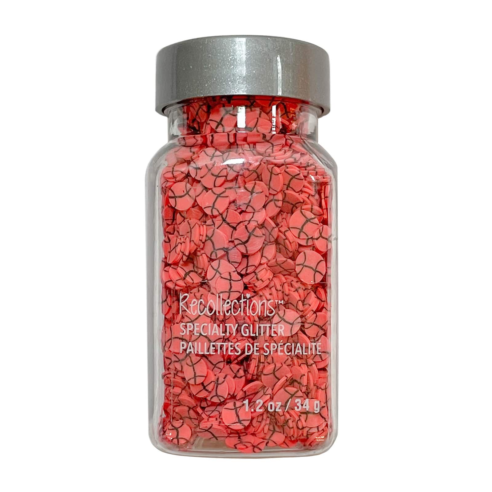 12 Pack: Basketball Specialty Glitter Shapes by Recollections™