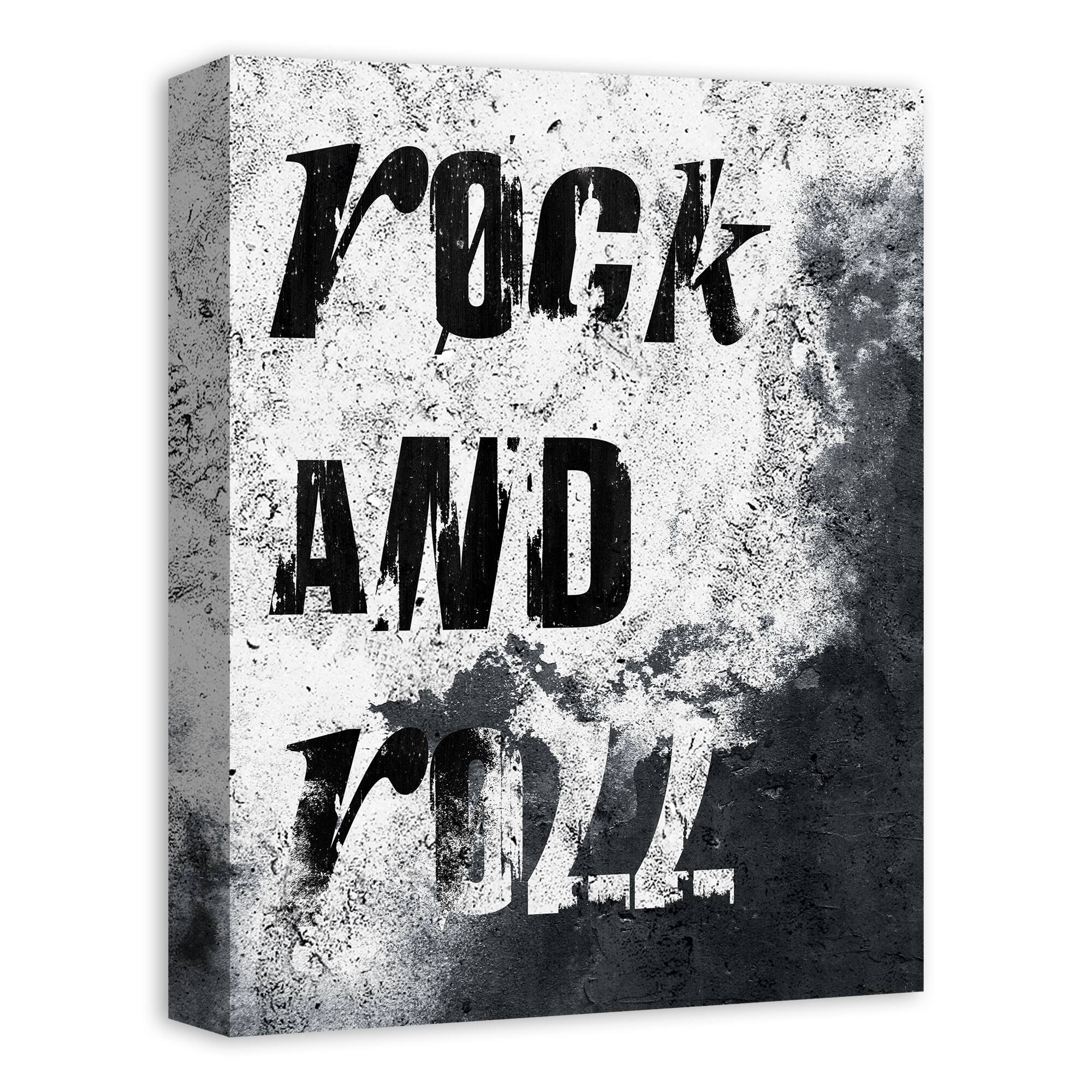 Rock And Roll Vibes 12" x 16" Canvas Wall Art