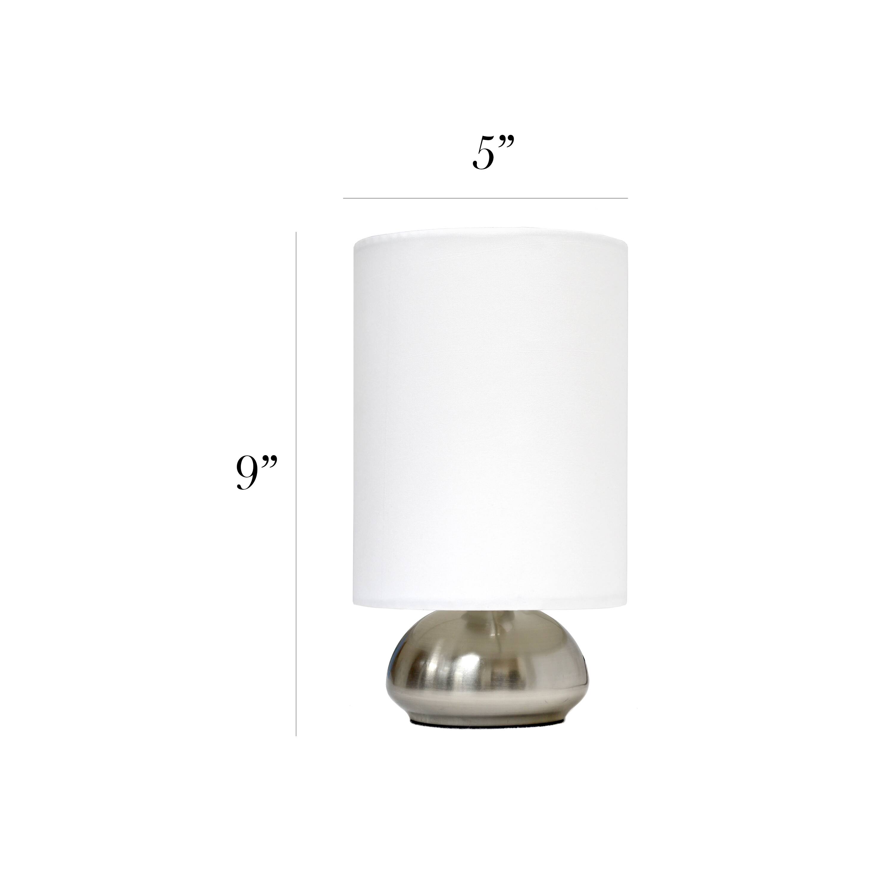 Simple Designs&#x2122; 2-Pack Mini Touch Lamps with Shades