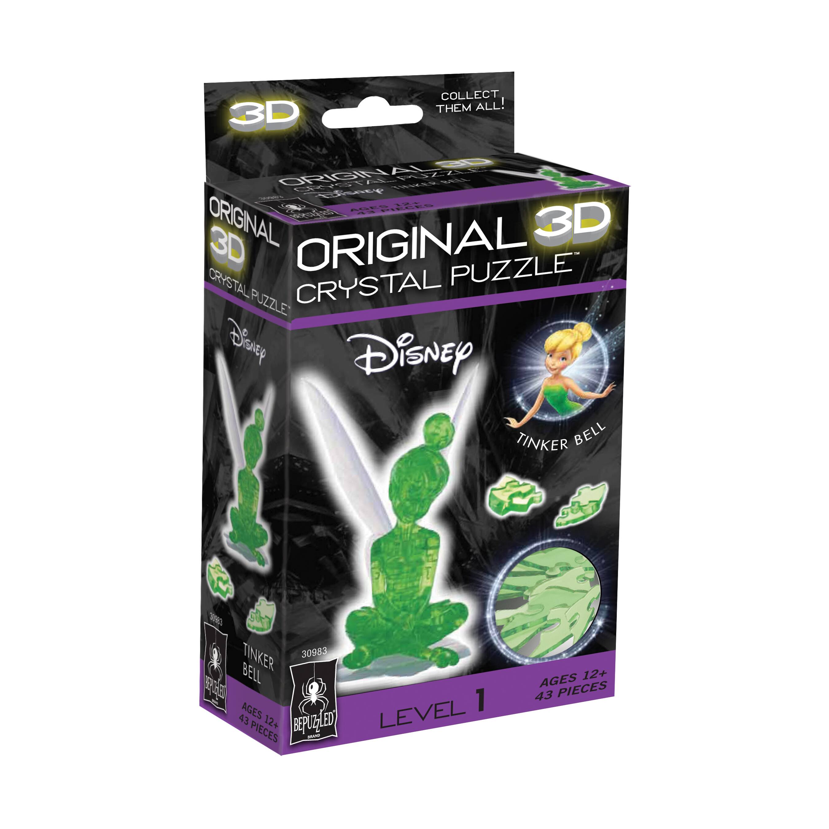 Original 3D Crystal Puzzle&#x2122; Disney Tinker Bell 43 Piece Puzzle