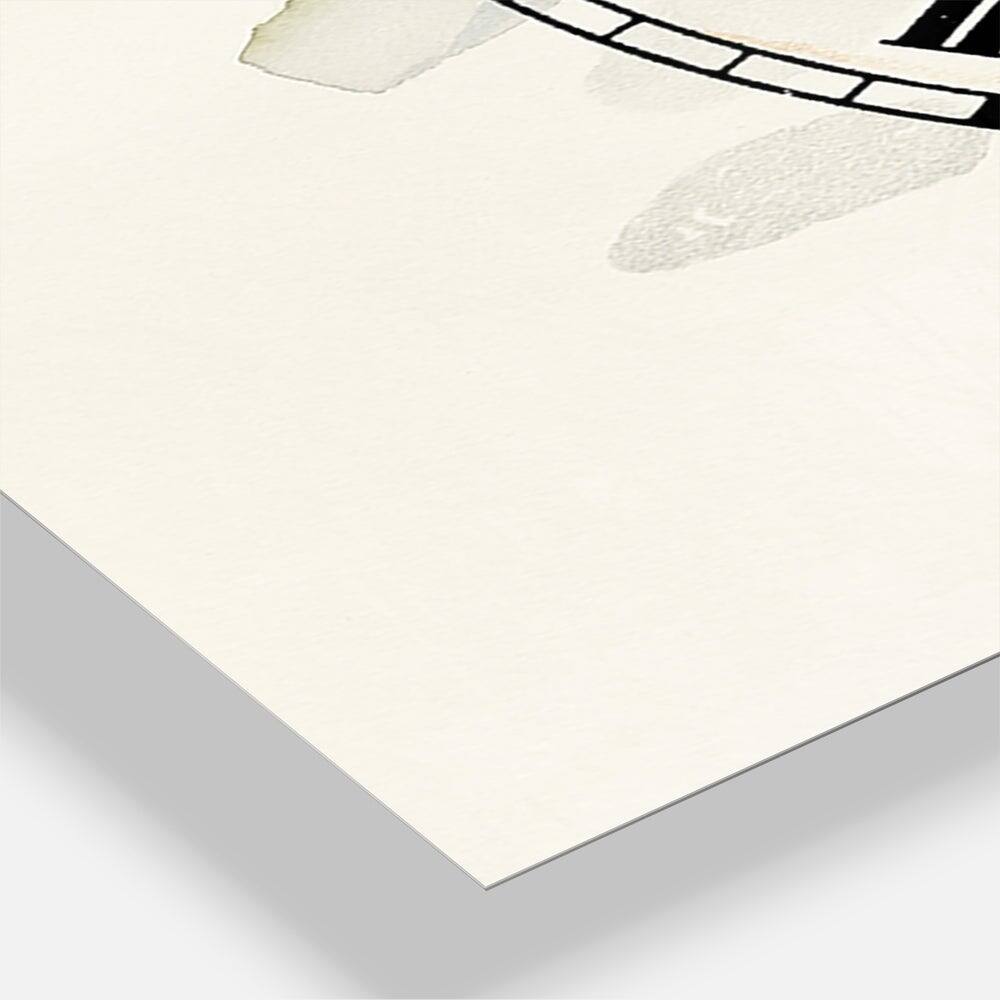 Designart Eucalyptus Leaves Traditional 3 Panel Wall Clock