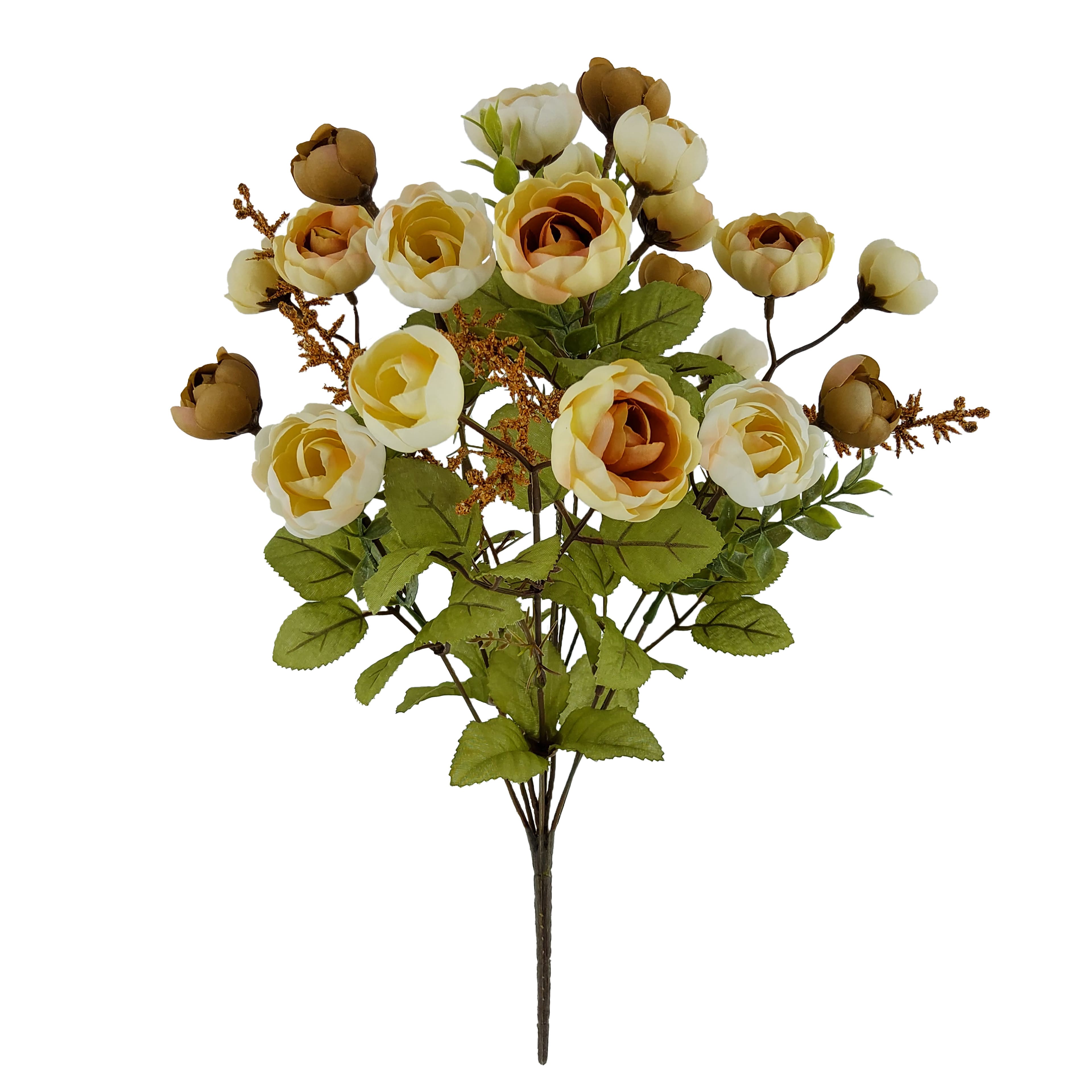 18&#x22; Cream Ranunculus Mixed Bush by Ashland&#xAE;