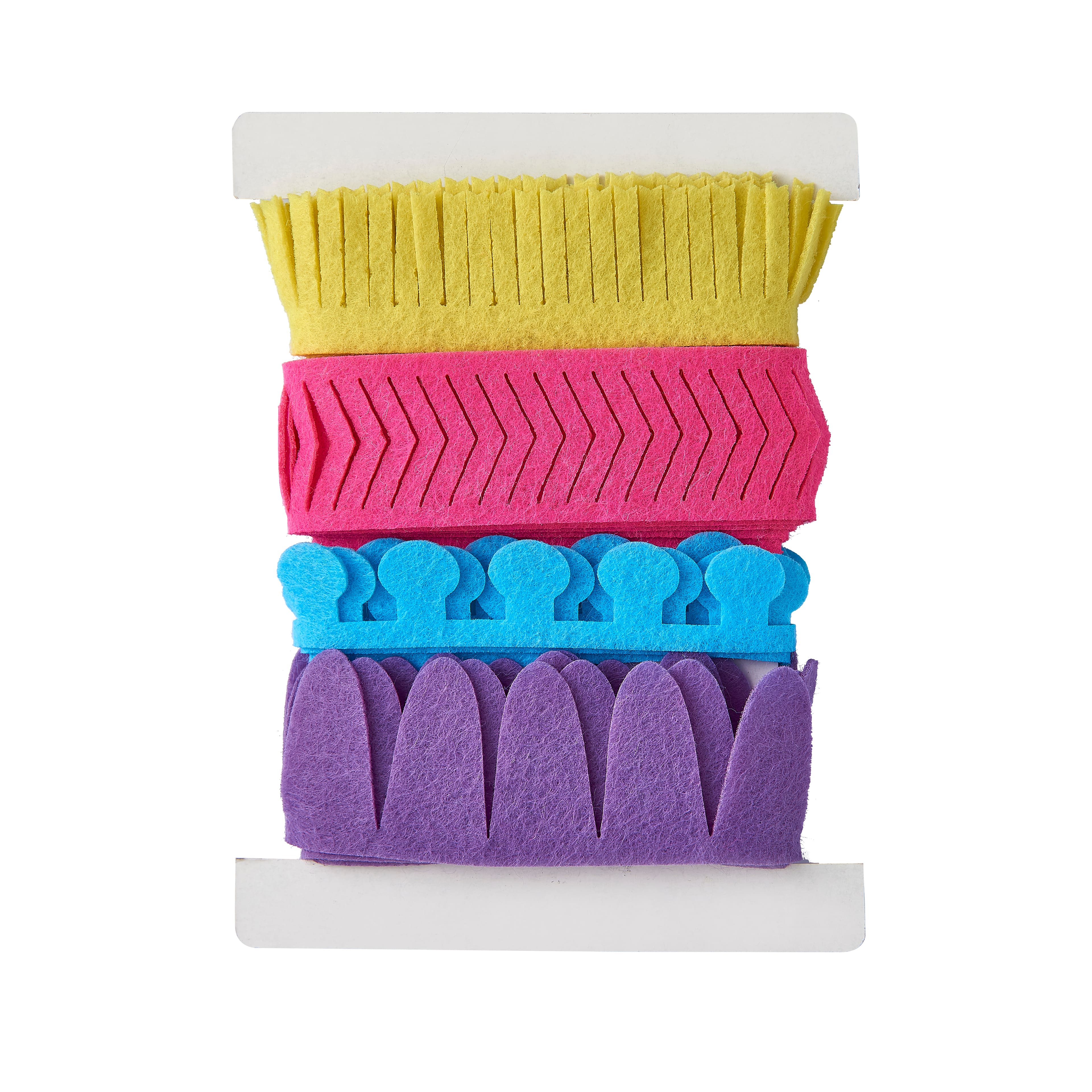 Neon Felt Ribbon Flower Craft Kit by Creatology&#x2122;