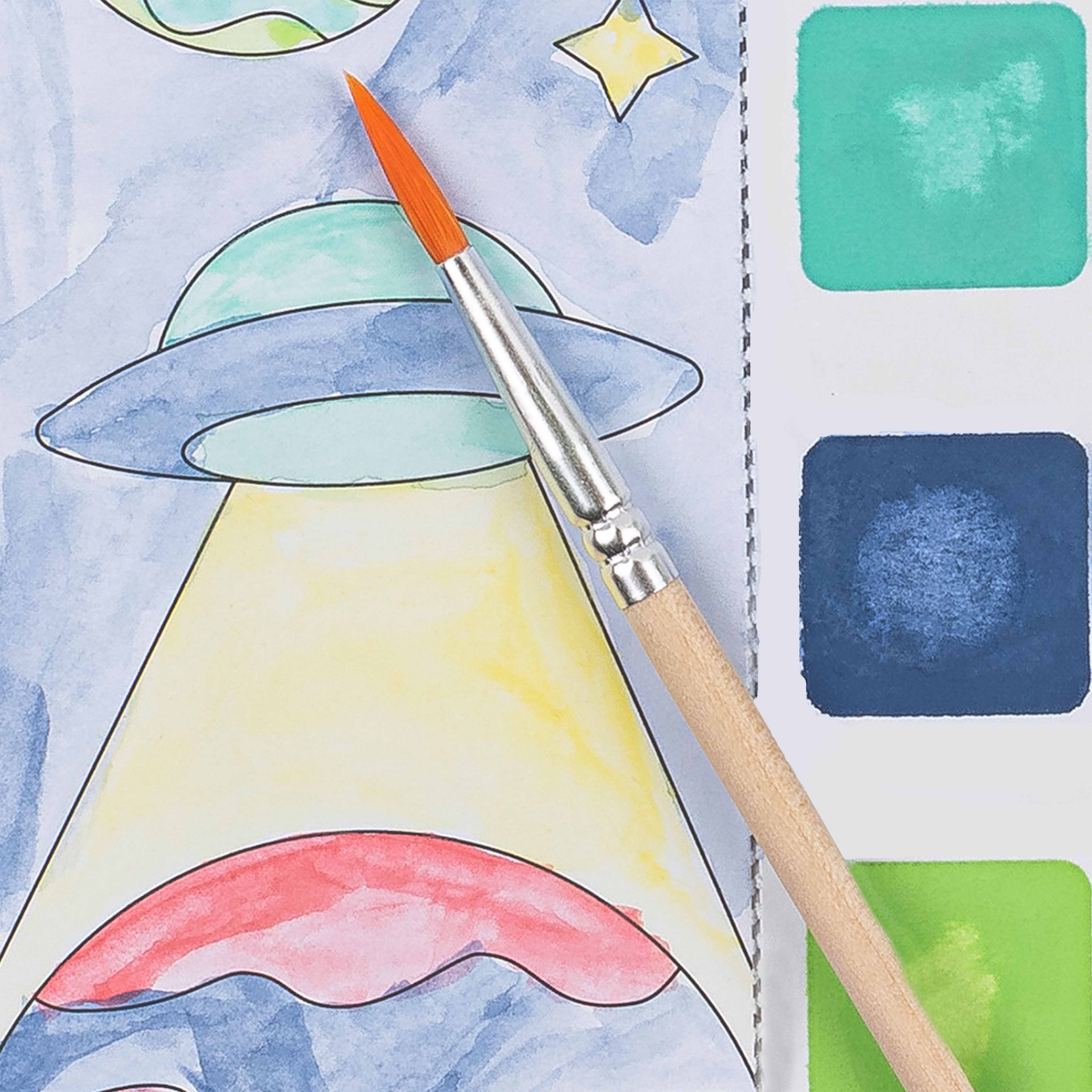 Little Yellow Bicycle® Outer Space Watercolor Bookmarks Kit