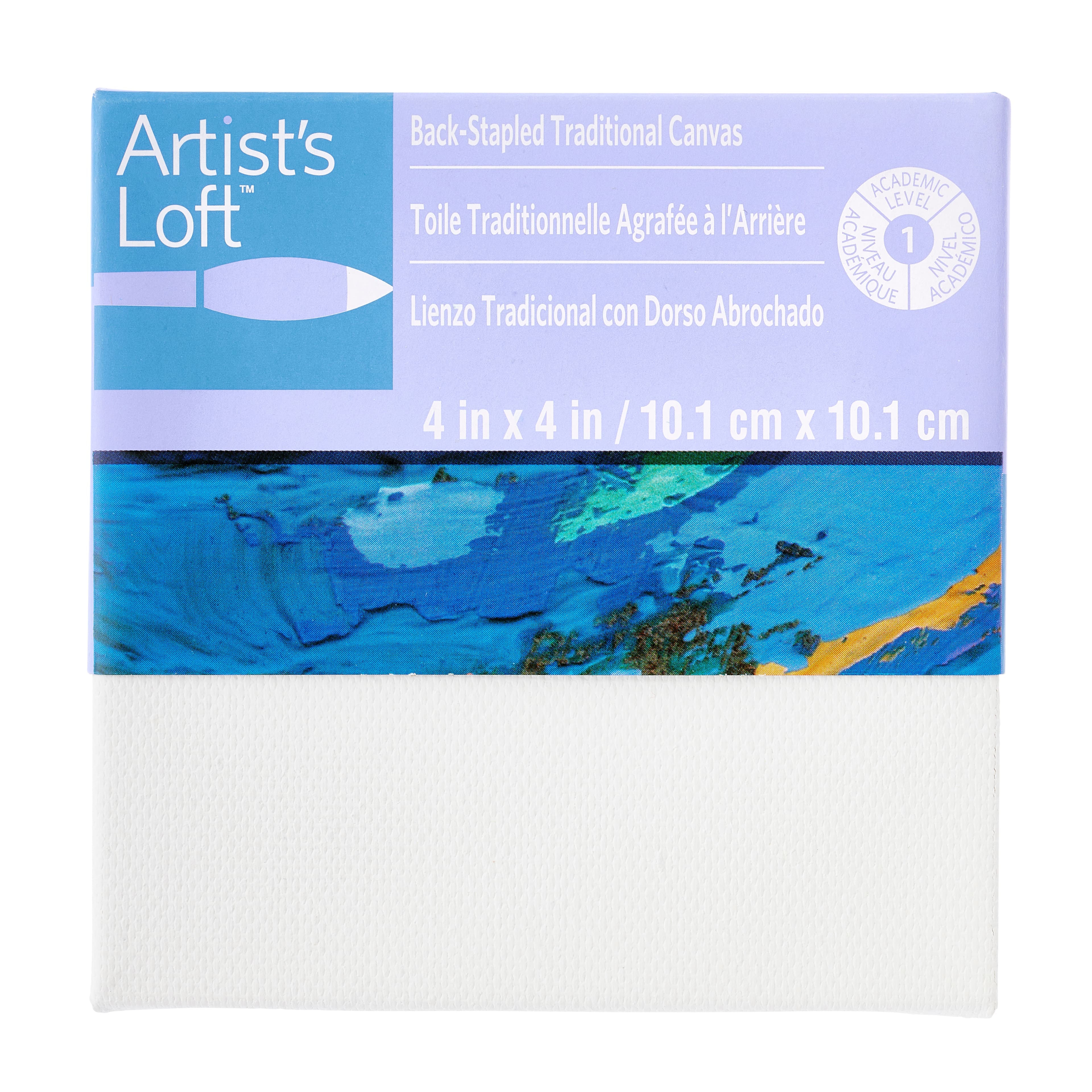 12 Pack: Level 1 Back Stapled Traditional Canvas by Artist's Loft™