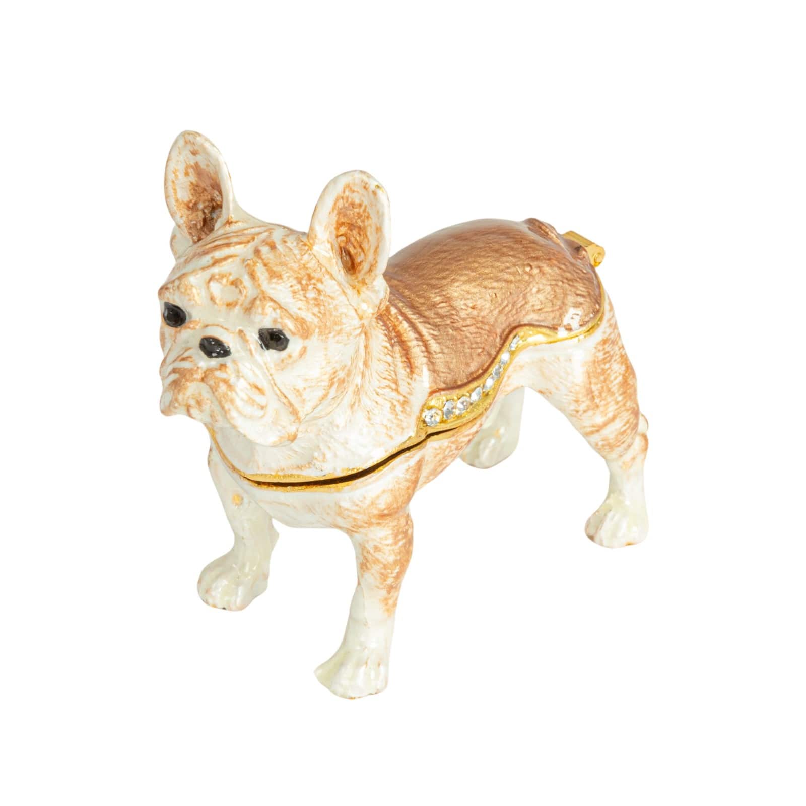 Hello Honey® 3" Multicolor French Bulldog Jeweled Trinket Box
