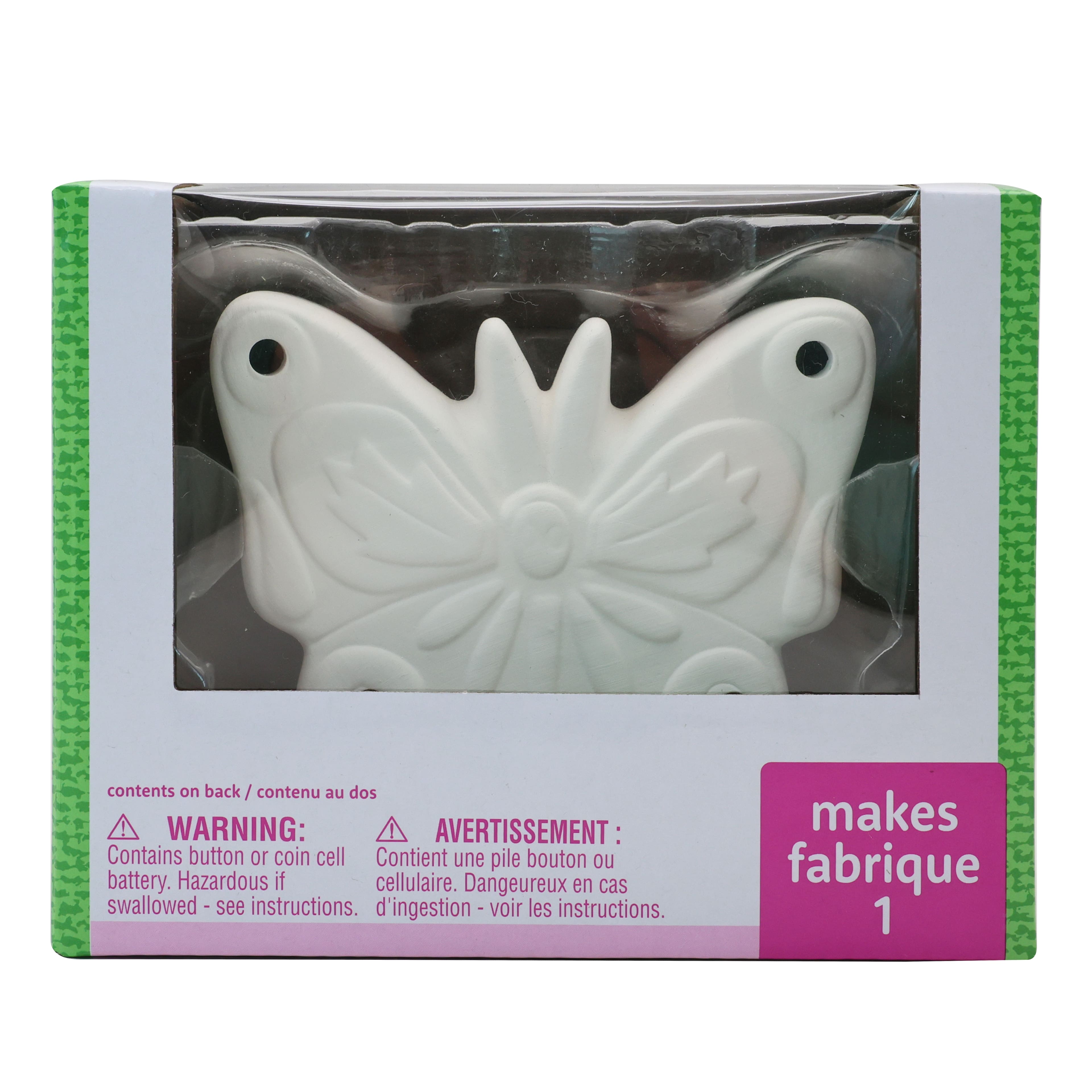 Paint Your Own 3D Light Up Ceramic Butterfly Kit by Creatology&#x2122;