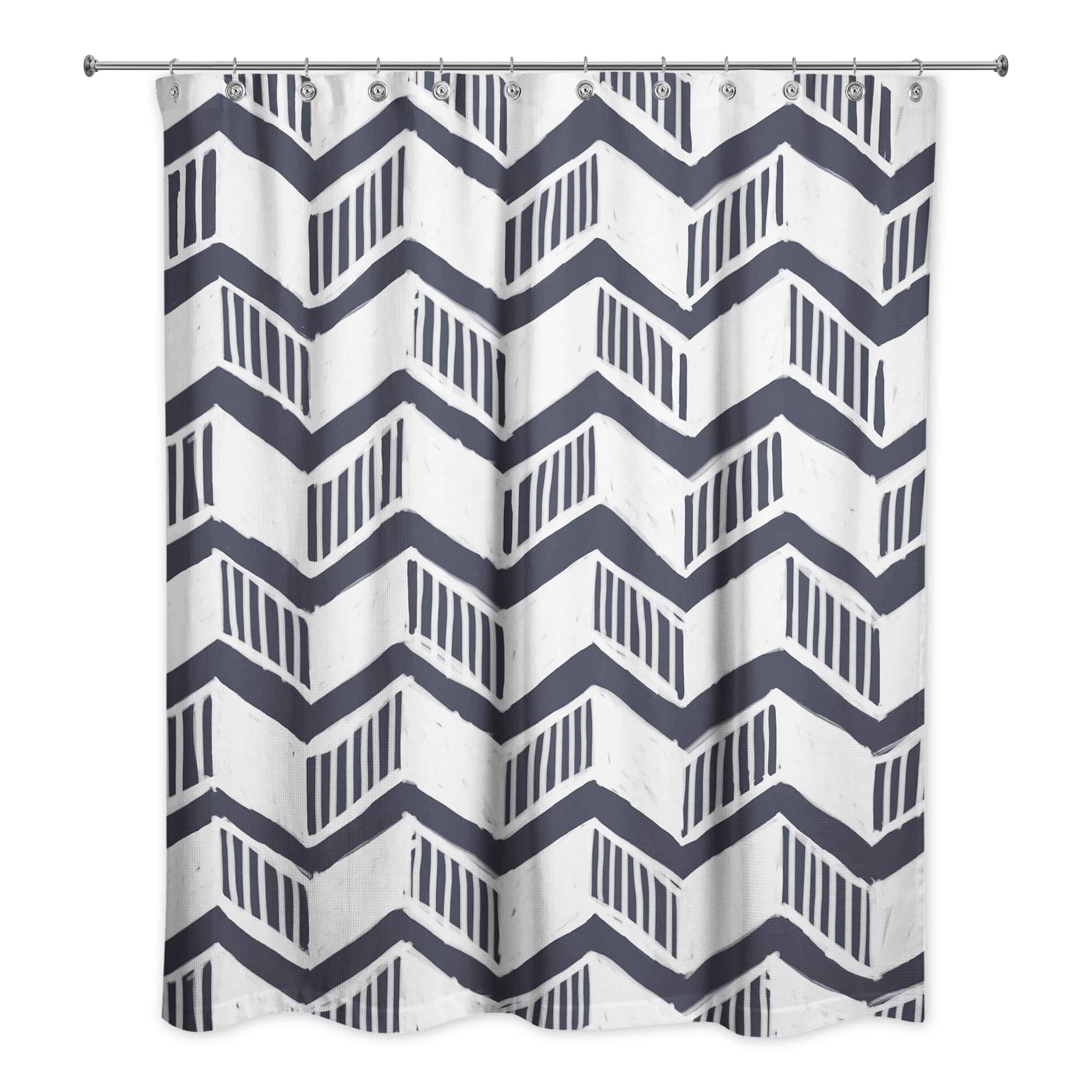 Chevron Shower Curtain