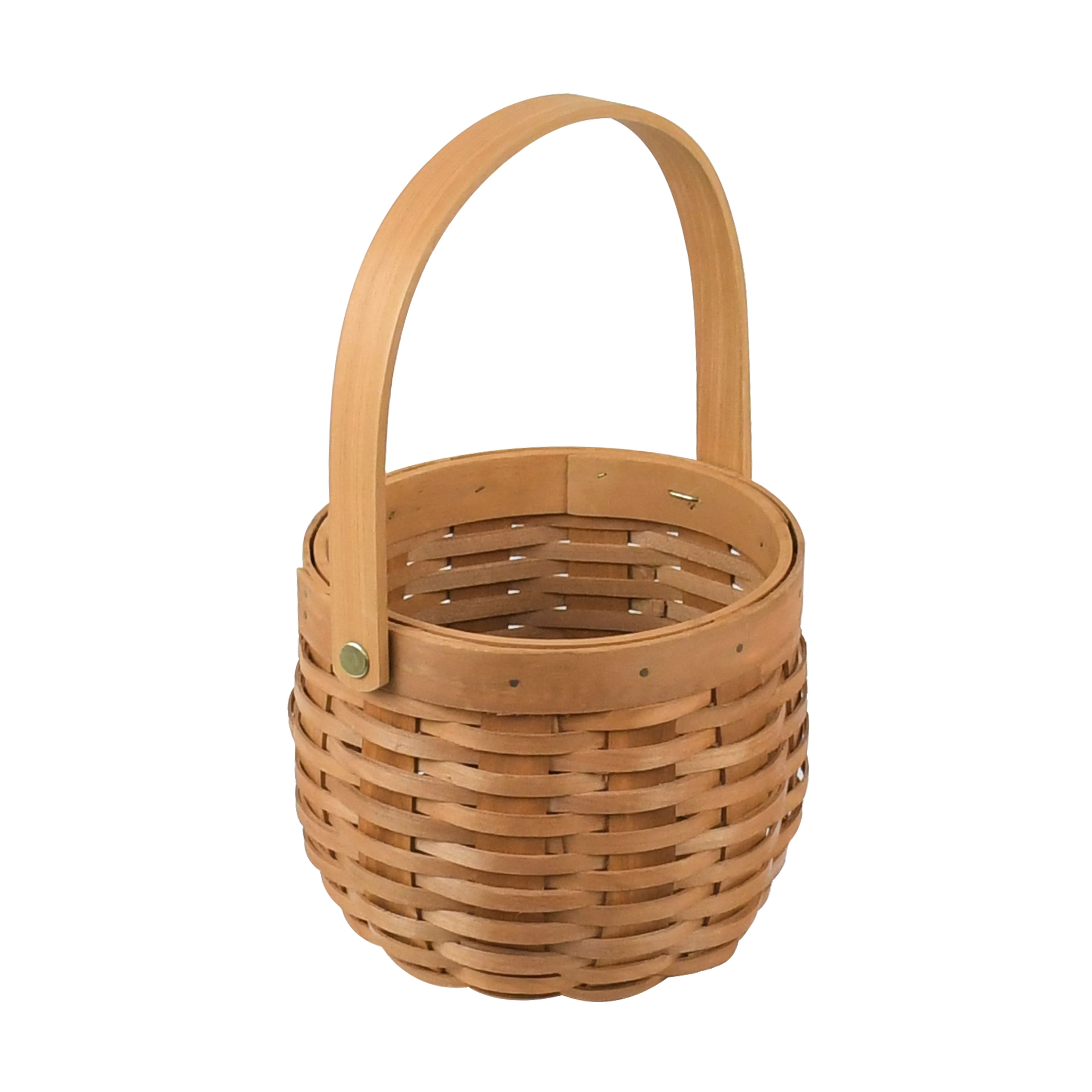 4.75&#x22; Natural Brown Round Chipwood Basket by Ashland&#xAE;