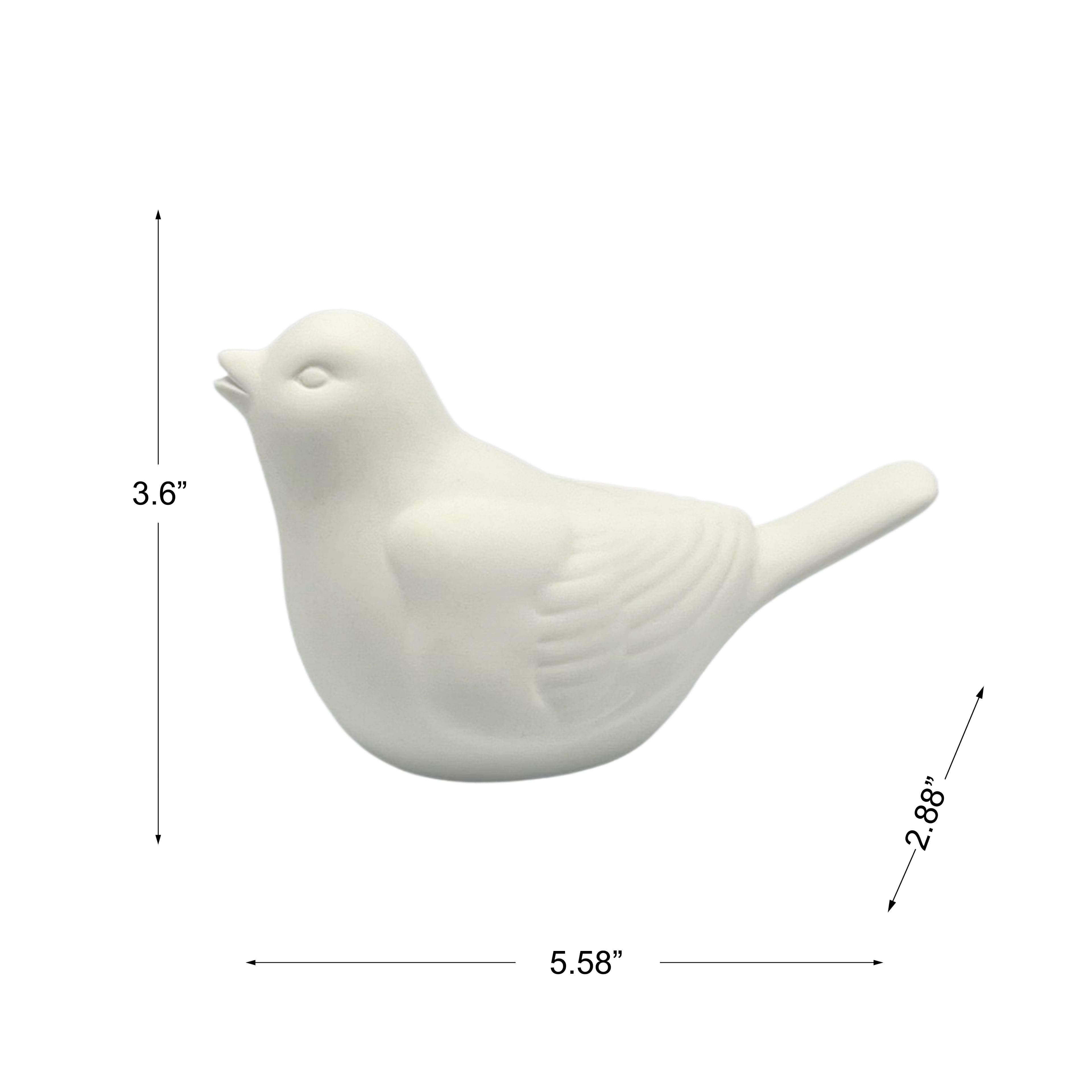 5.5&#x22; DIY Ceramic Bird by Make Market&#xAE;