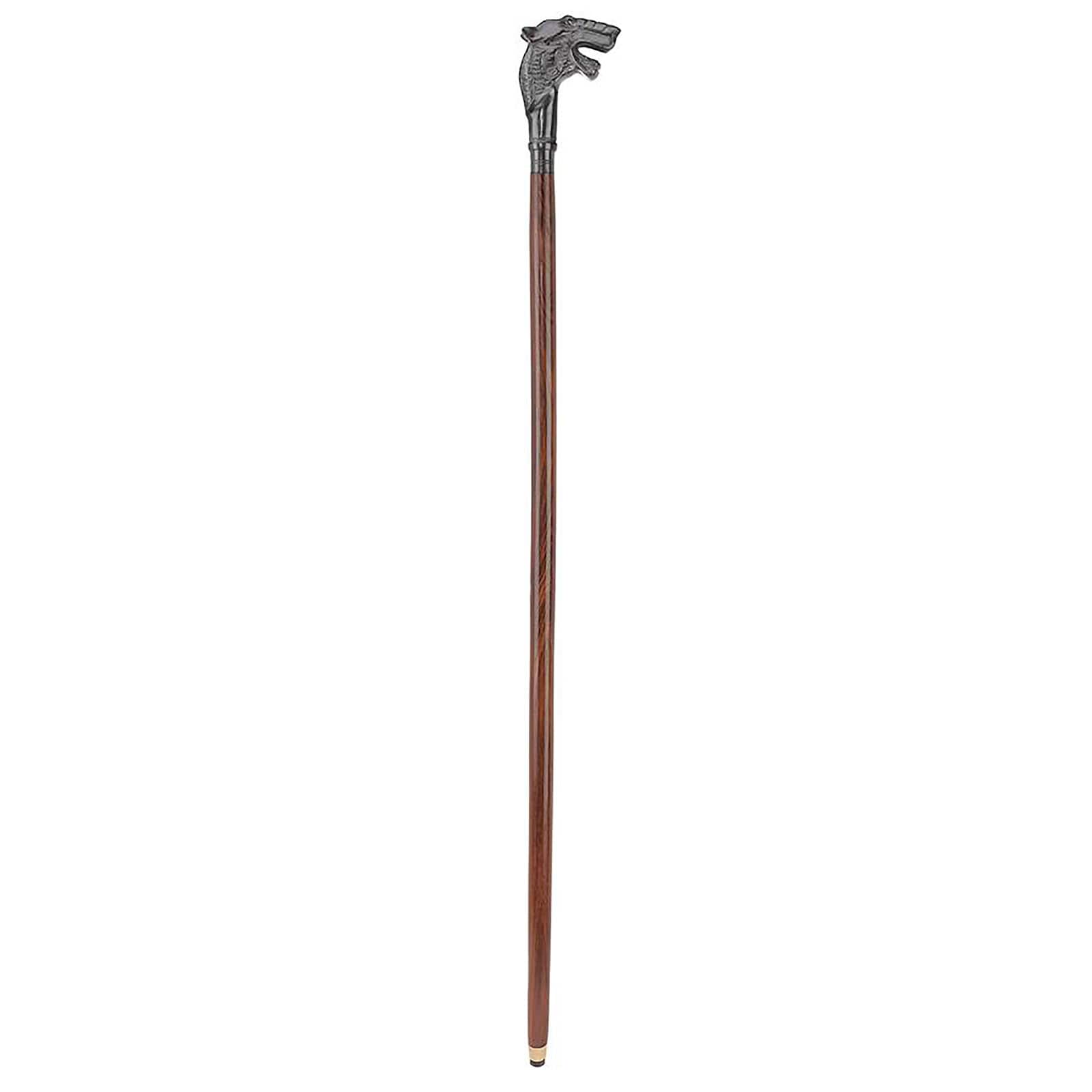 Design Toscano Hound of the Baskervilles Solid Hardwood Walking Stick