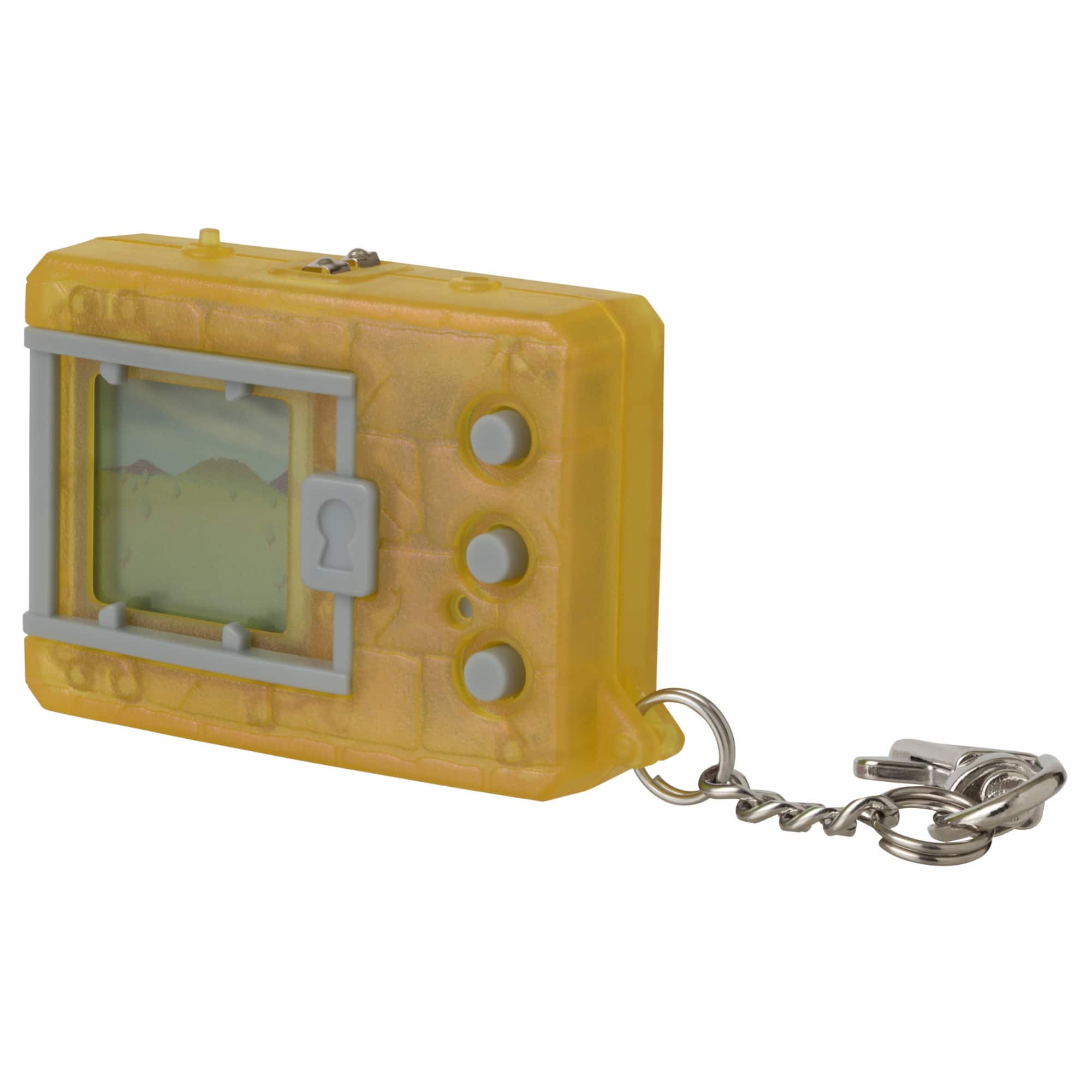 Bandai Translucent Yellow Original Digimon Digivice Virtual Pet