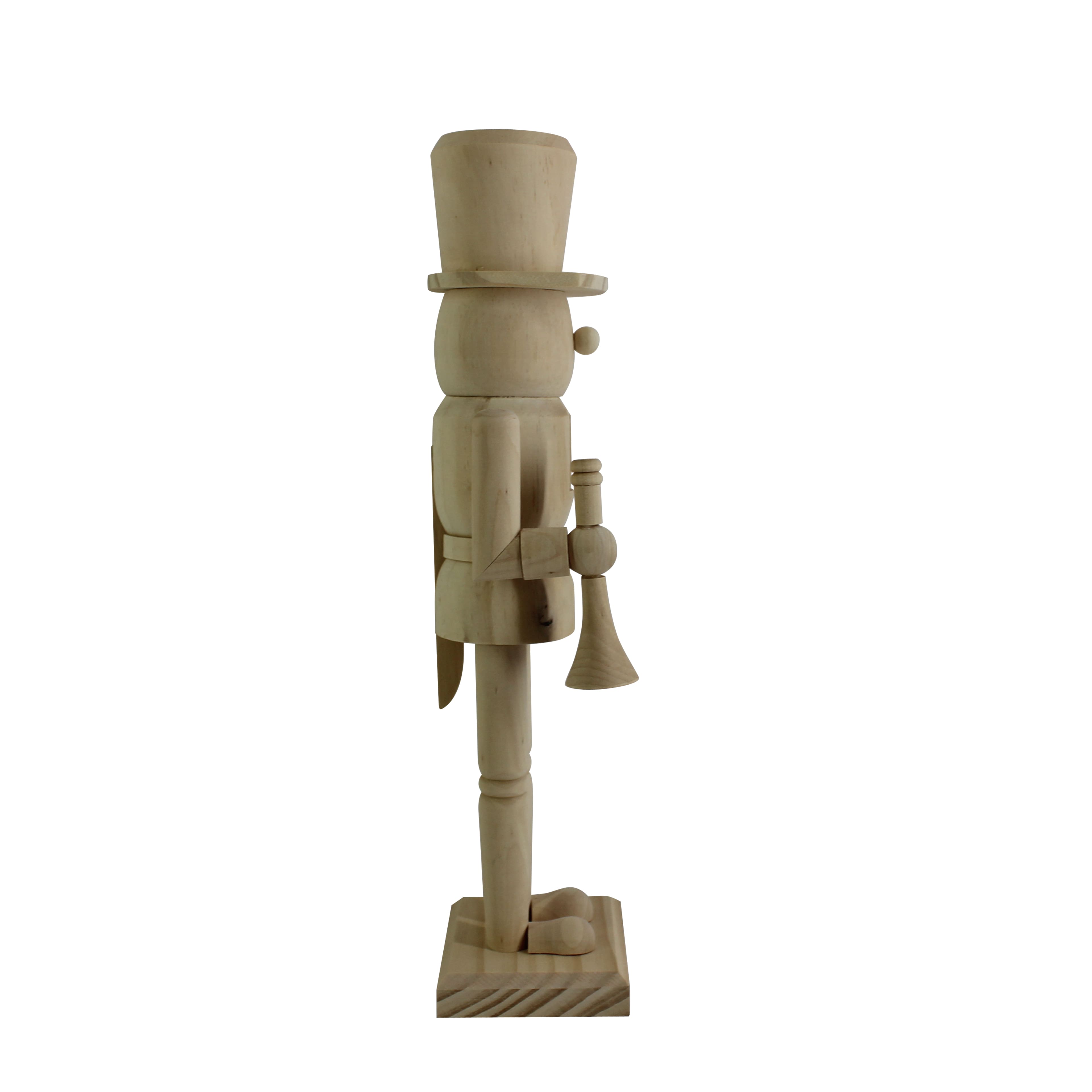 14&#x22; Soldier with Trumpet DIY Pinewood Nutcracker by Make Market&#xAE;