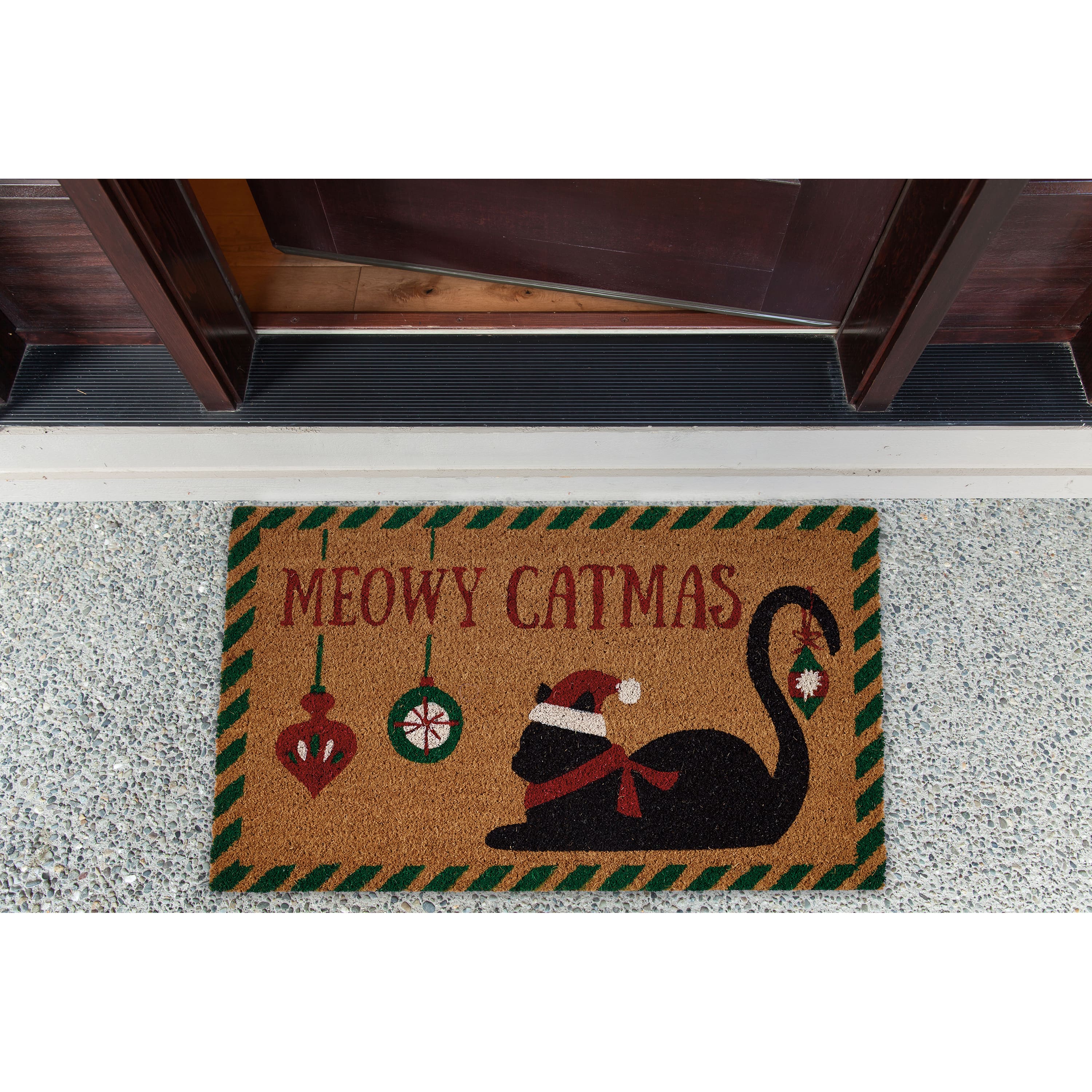 DII&#xAE; Meowy Catmas Doormat