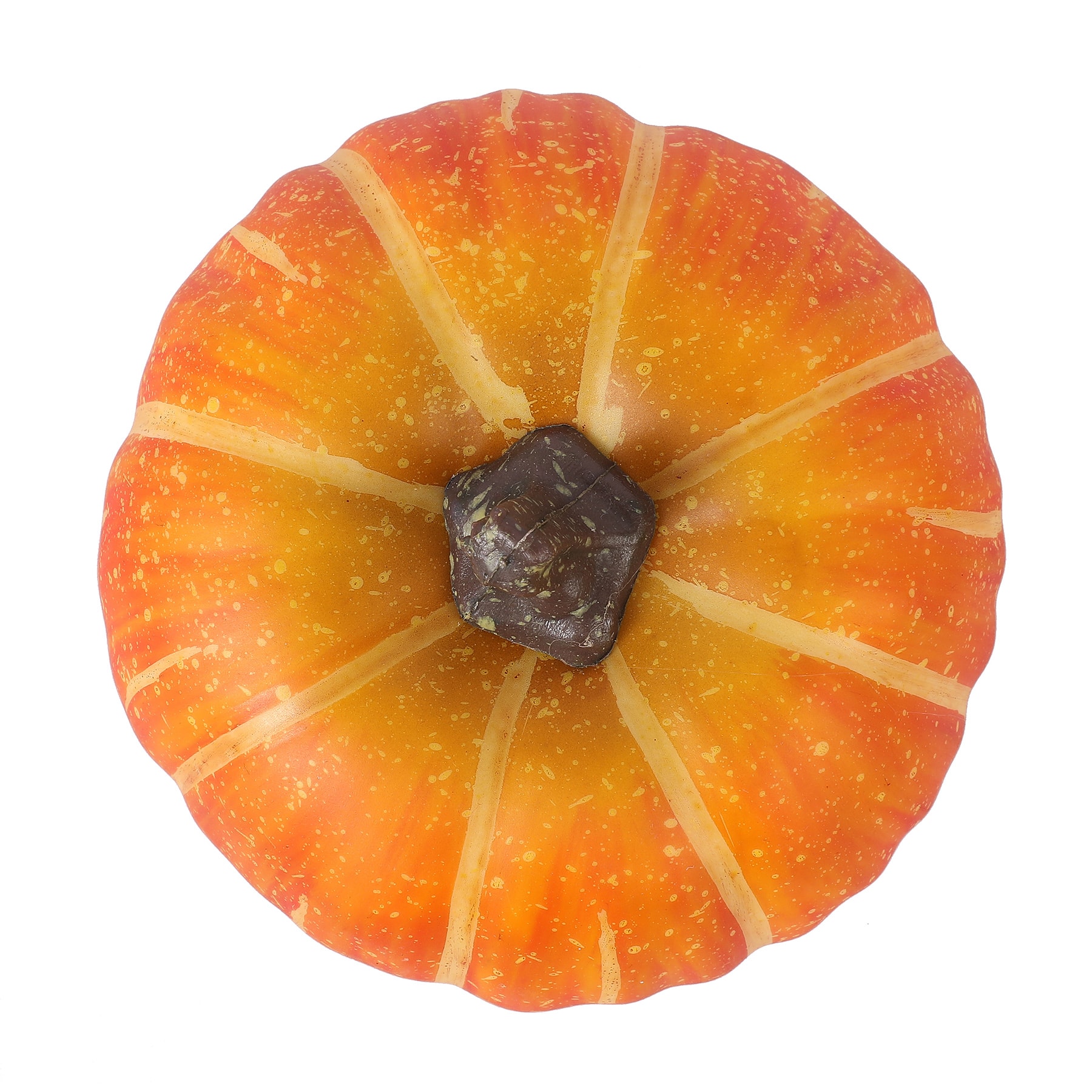 11&#x22; Tall Orange &#x26; Green Decorative Pumpkin by Ashland&#xAE;